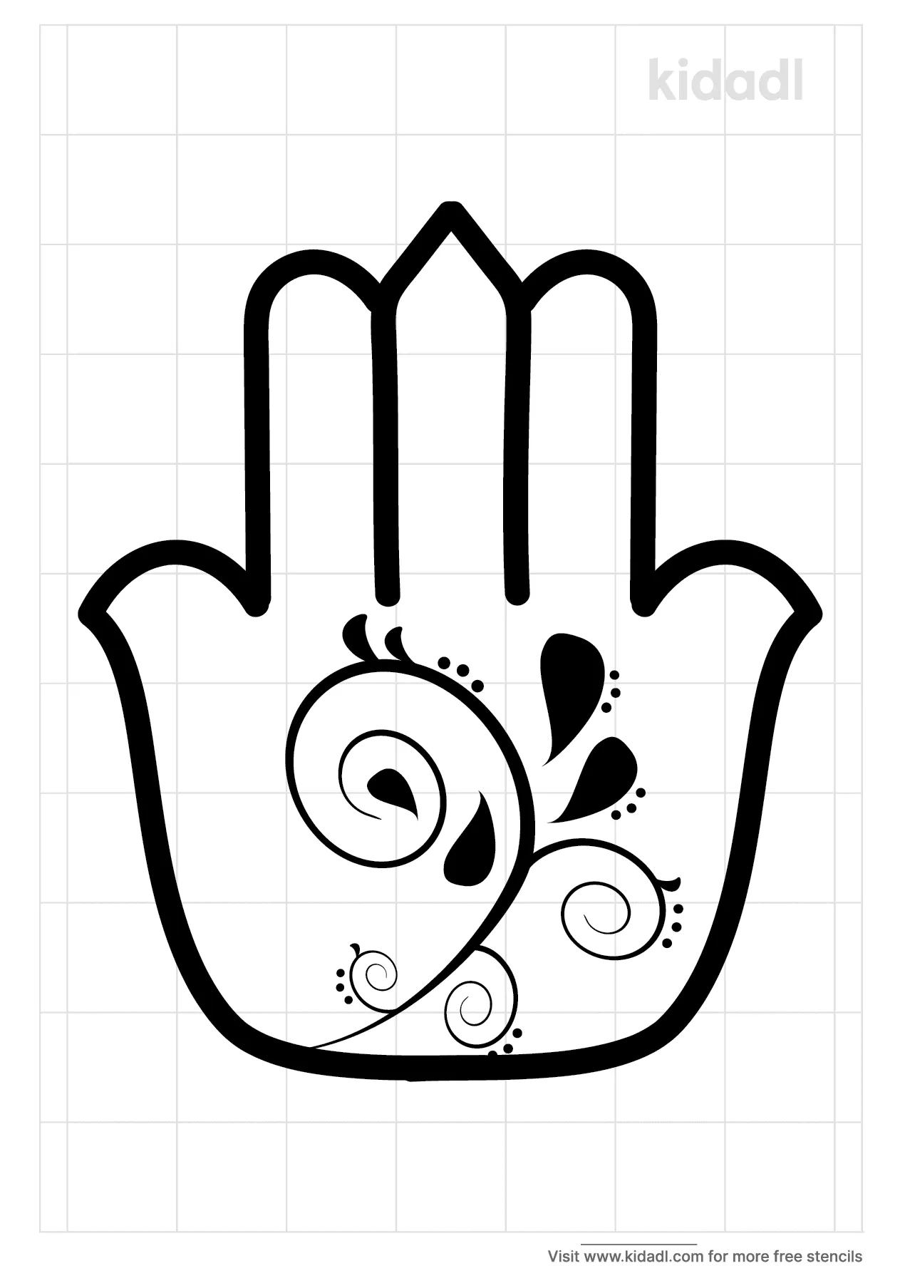 Hamsa Hand Paisley Stencils Free Printable Fashion Beauty Stencils Kidadl And Fashion Beauty Stencils Free Printable Stencils Kidadl