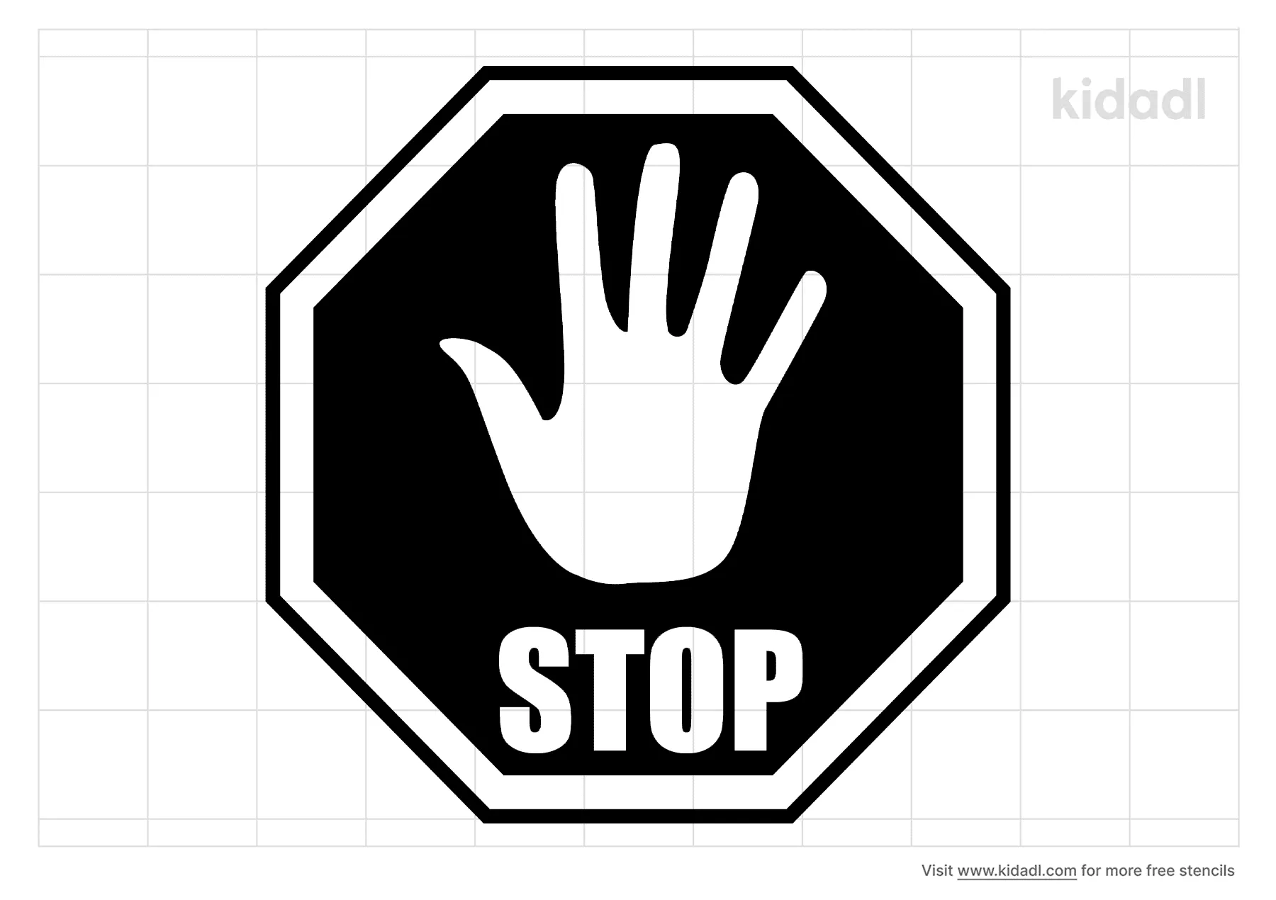 hand stop sign stencils free printable emojis shapes signs stencils kidadl and emojis shapes signs stencils free printable stencils kidadl