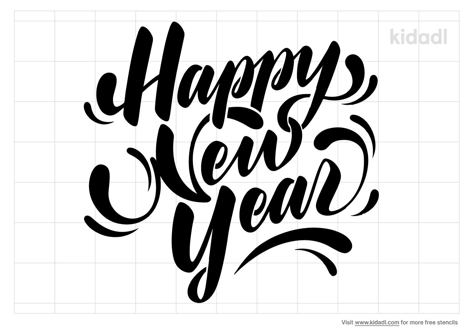 Happy New Year 2023 Stencil – Get New Year 2023 Update