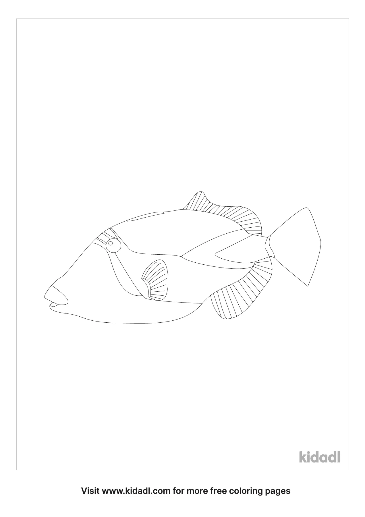 hawaii fish coloring pages