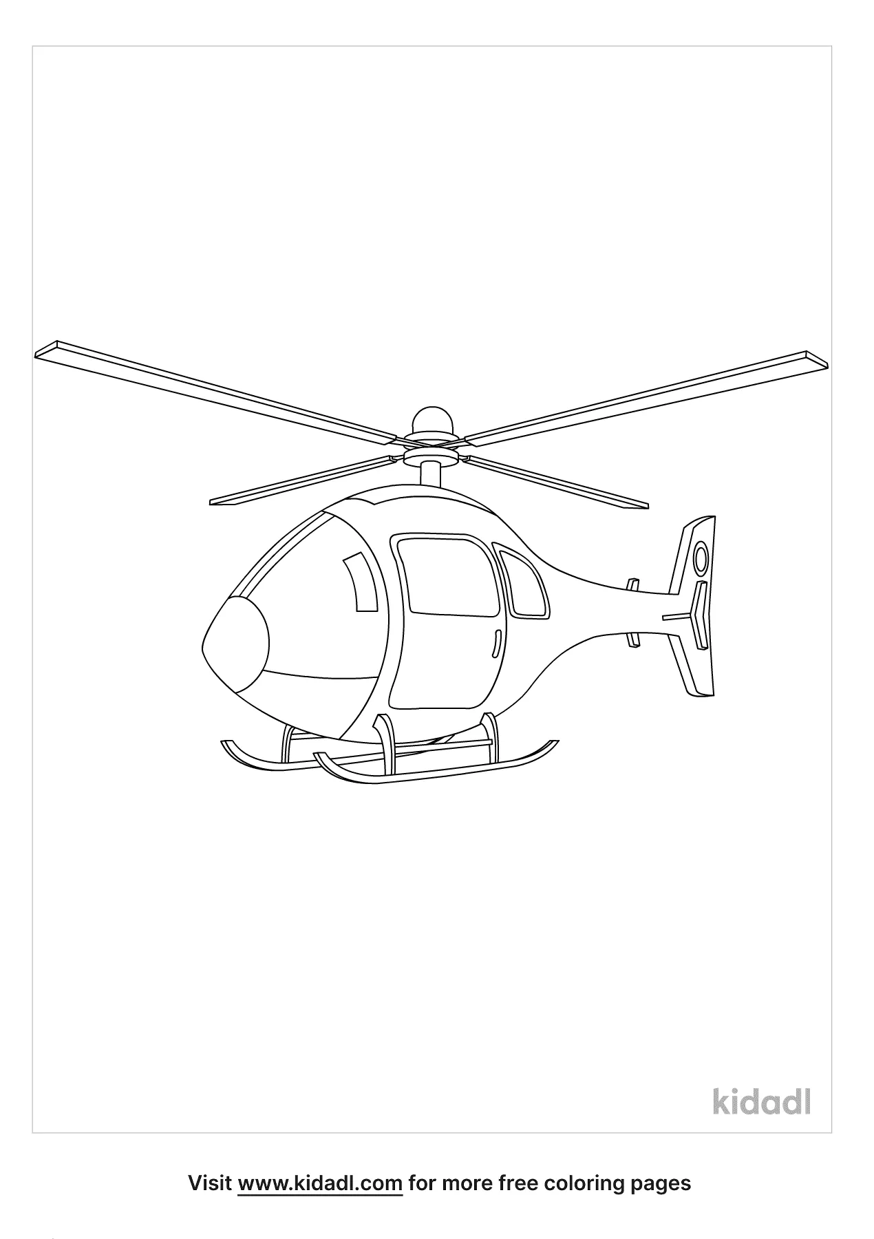 Helicopter Coloring Pages   Free Vehicles Coloring Pages   Kidadl