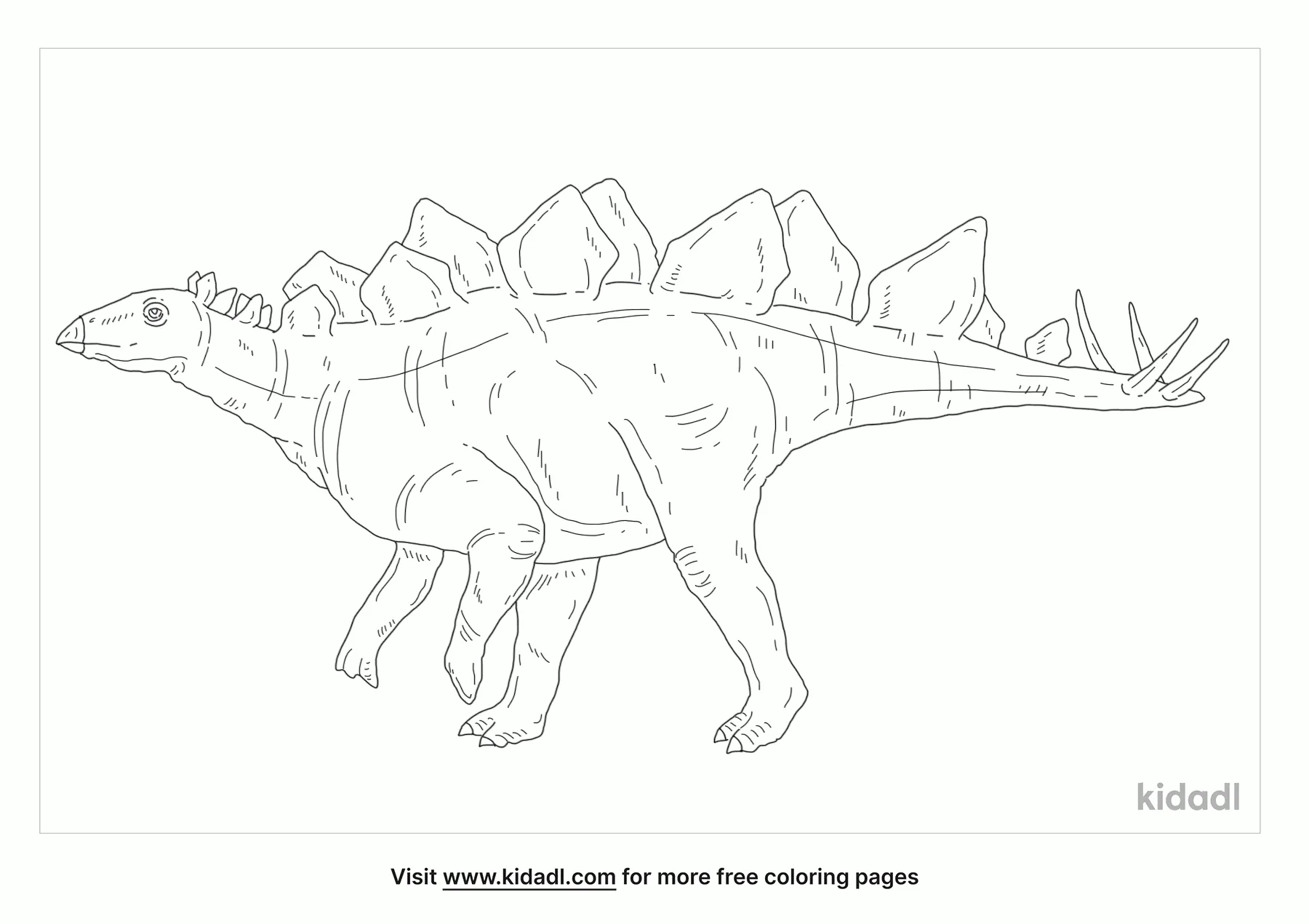 Hesperosaurus Coloring Page