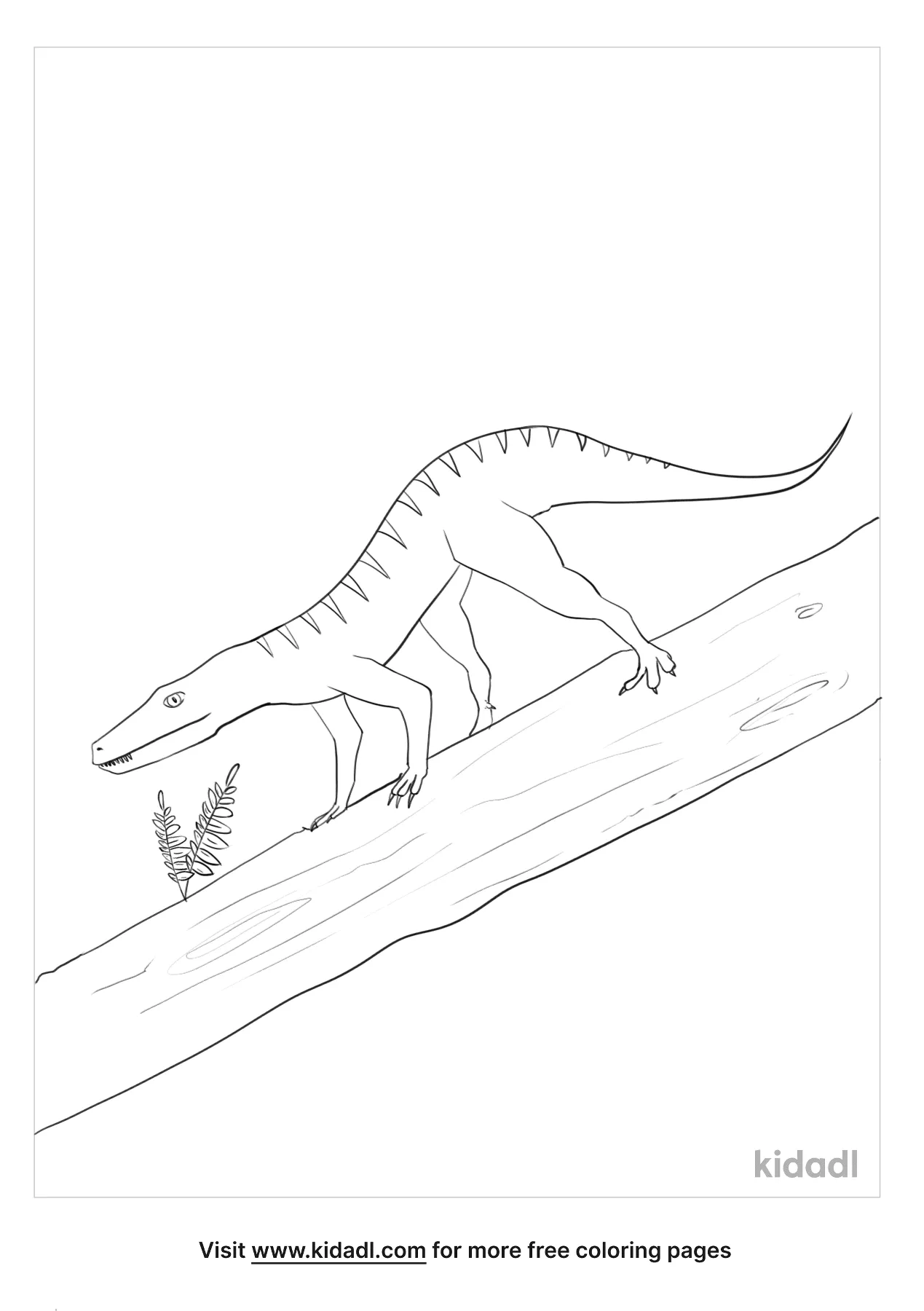 Hesperosuchus Coloring Page