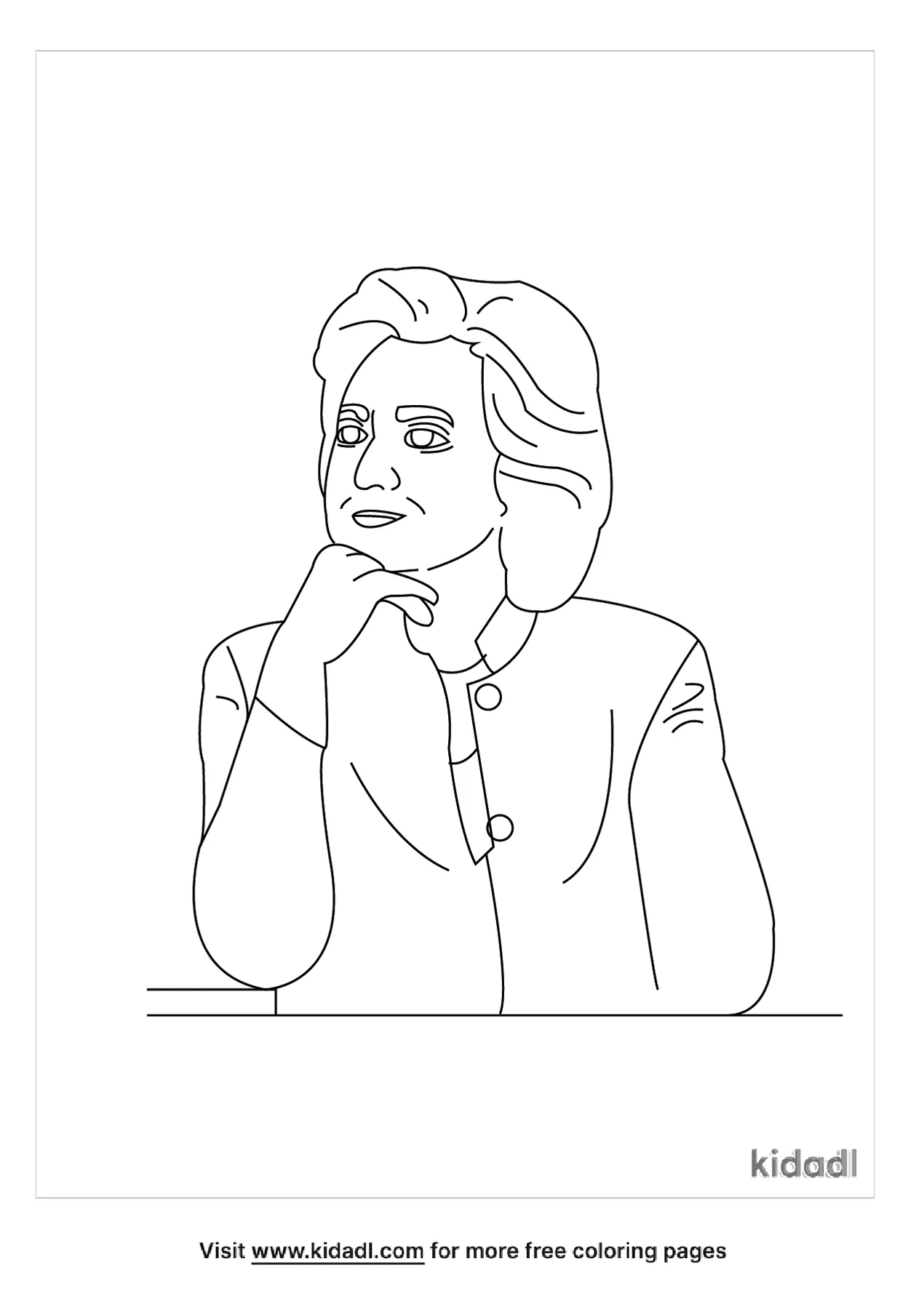 26++ Hillary Clinton Coloring Page Free Hillary Clint Free