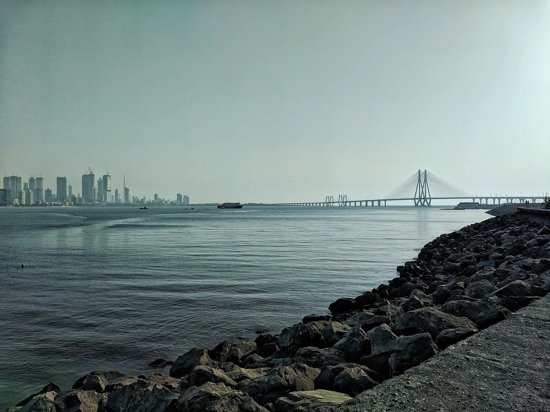 Bandra Worli sea link in Mumbai is also known as Rajiv Gandhi Seaink.