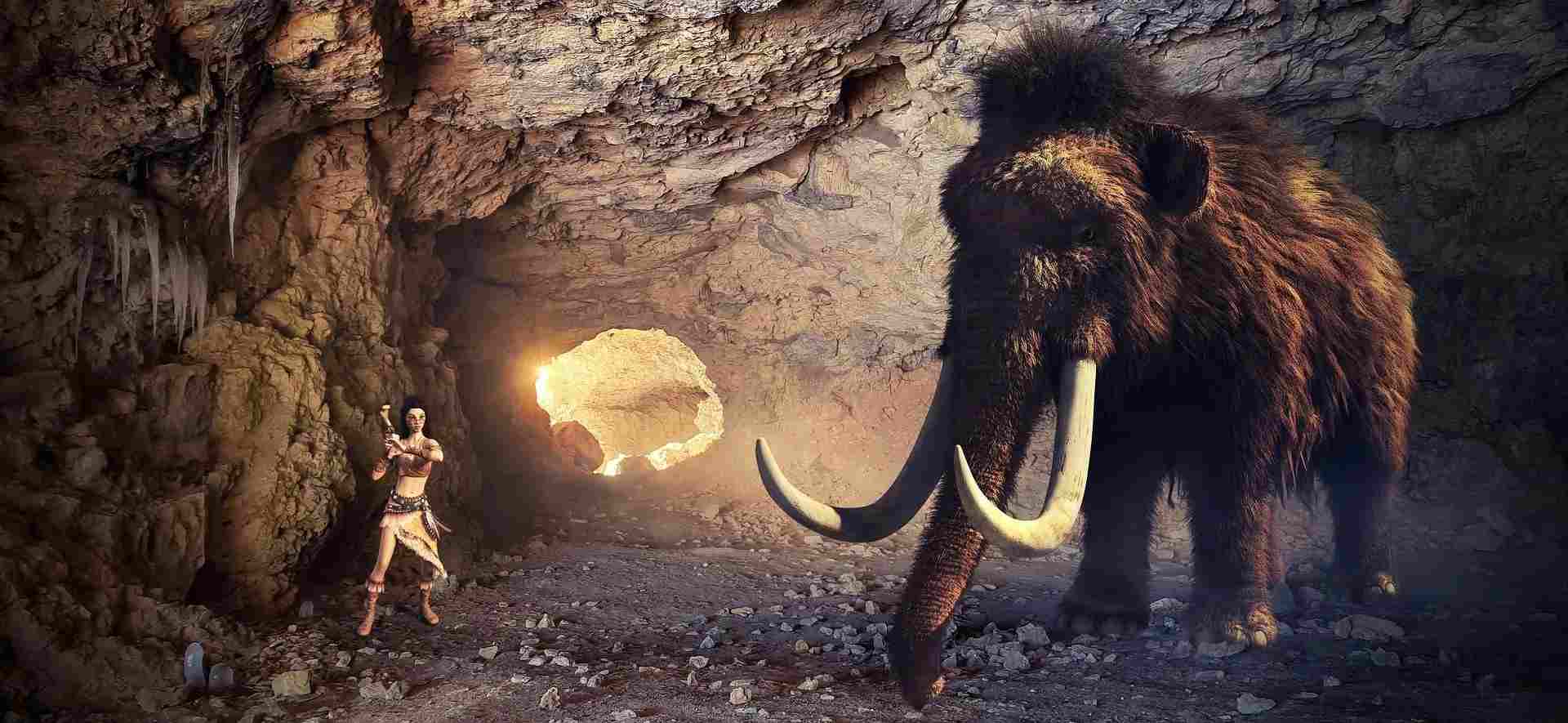 Первобытные мамонты. Пещера мамонта Сочи. Пещерный человек и мамонт. Мамонт в пещере. Мамонт и первобытный человек.