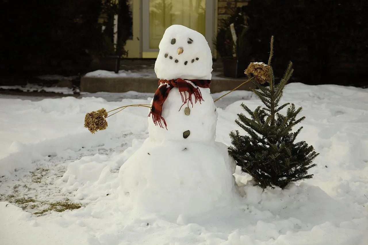 The perfect snowman is made by using three snowballs.
