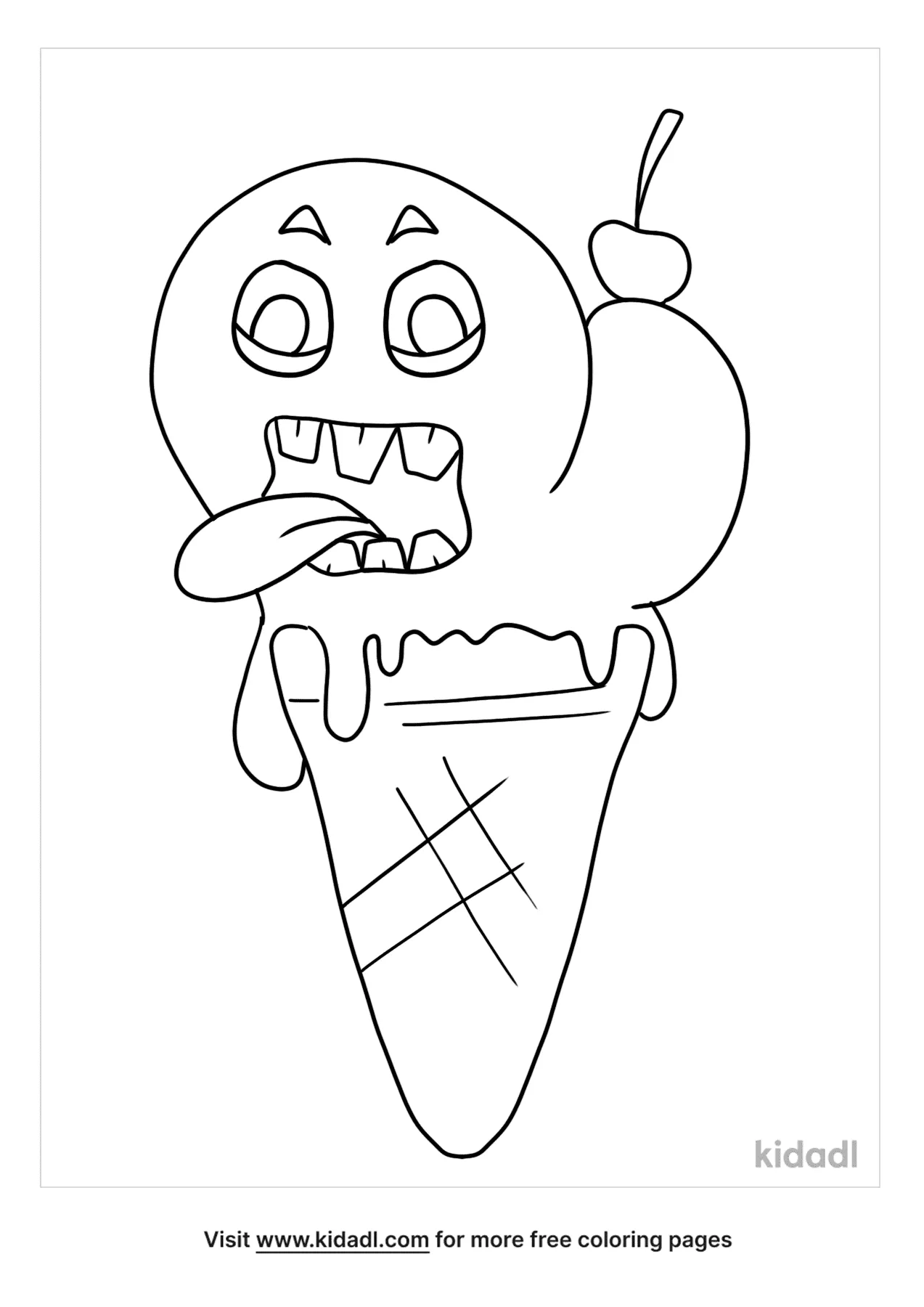 free coloring pages of ice cream