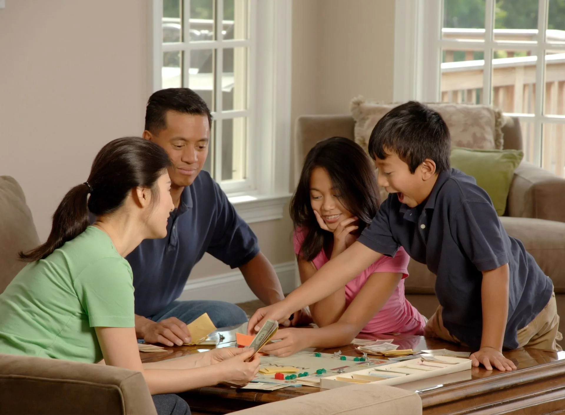 People often celebrate International Tabletop Day by playing board games with their families.