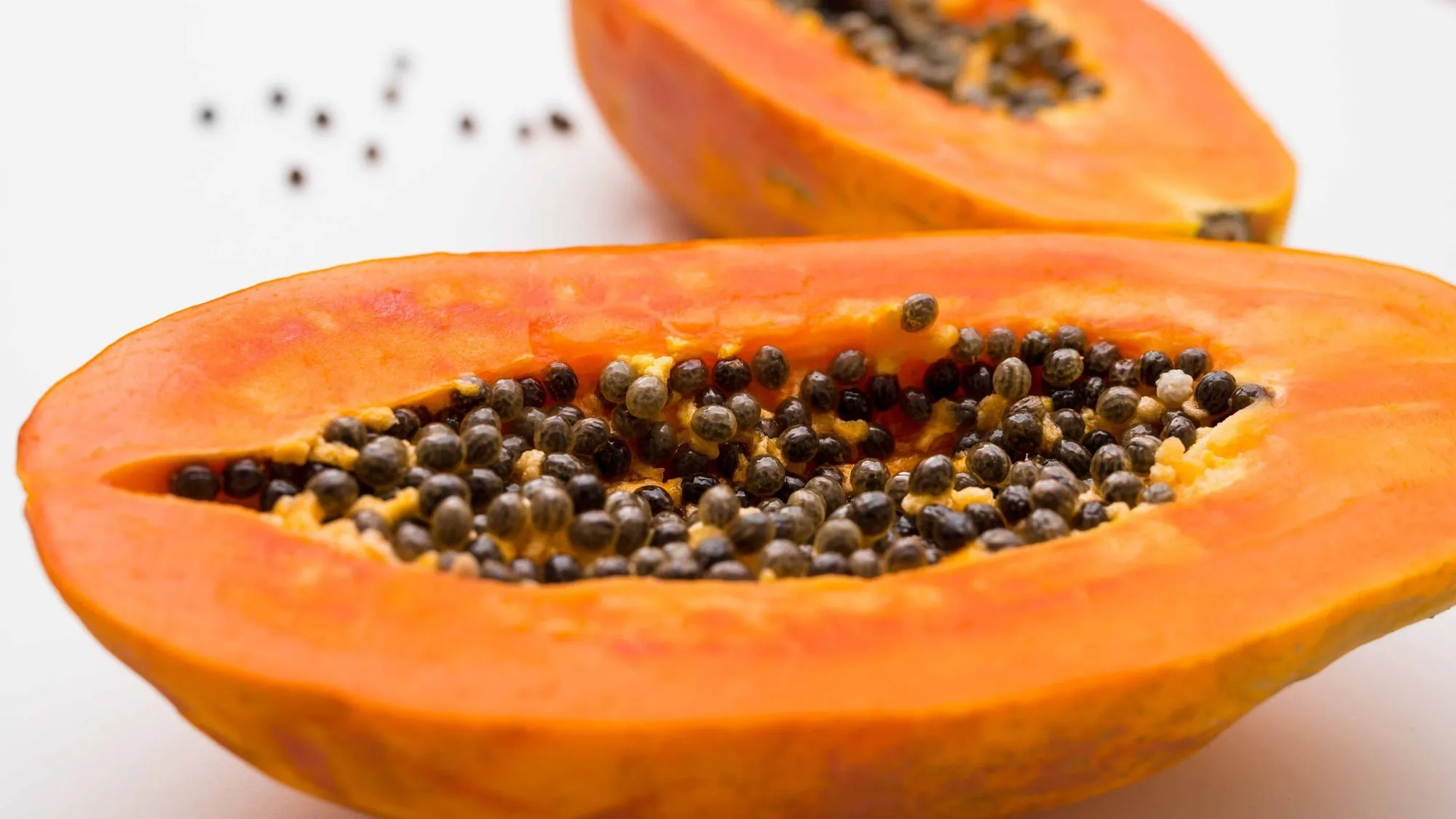 Papaya is a rich source of fiber for dogs and is good for their skin as well.