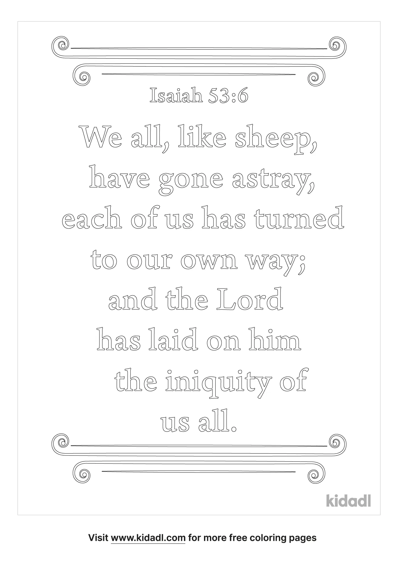 isaiah 6 coloring pages