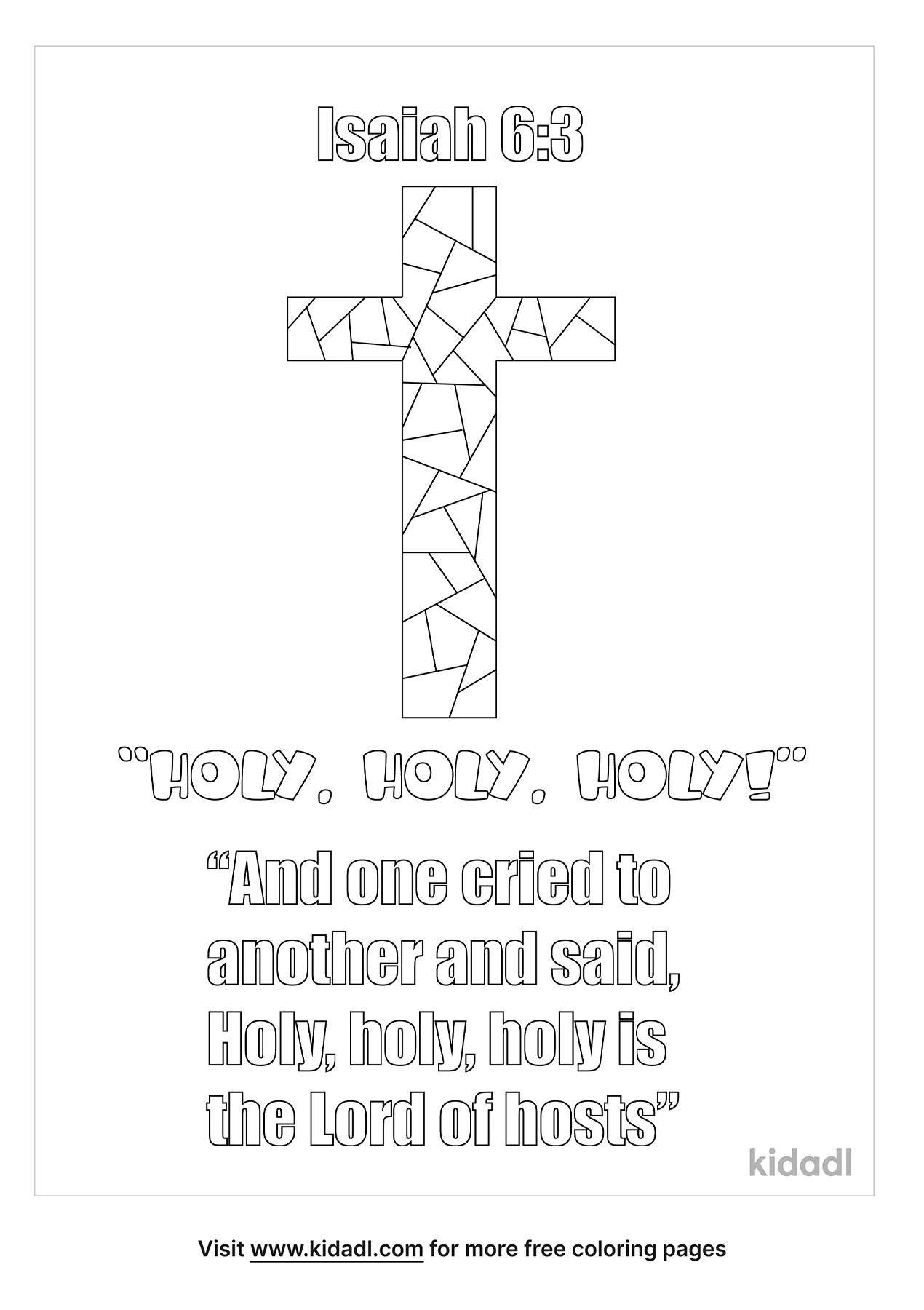 isaiah 6 coloring pages