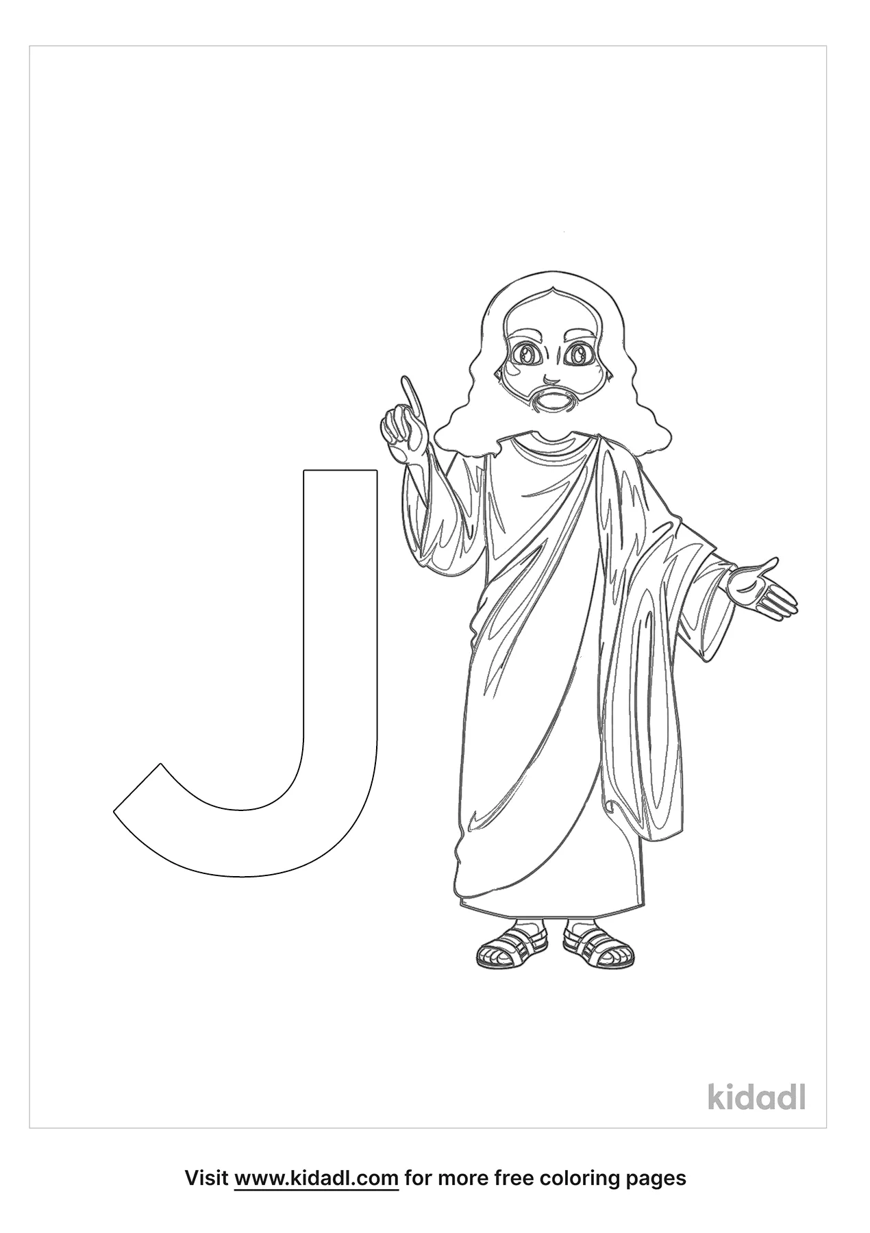 jesus printable coloring pages