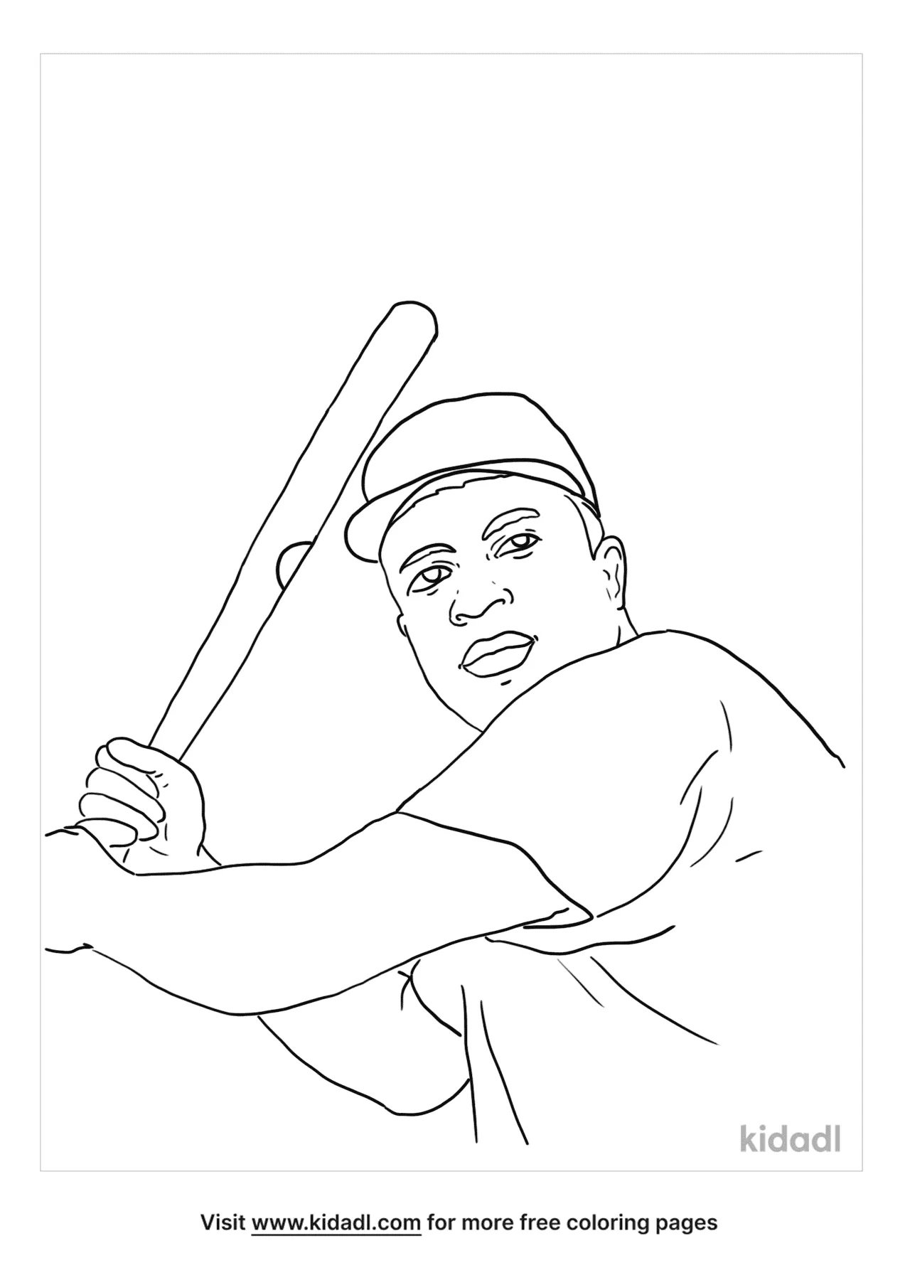 brooklyn dodgers jackie robinson coloring pages