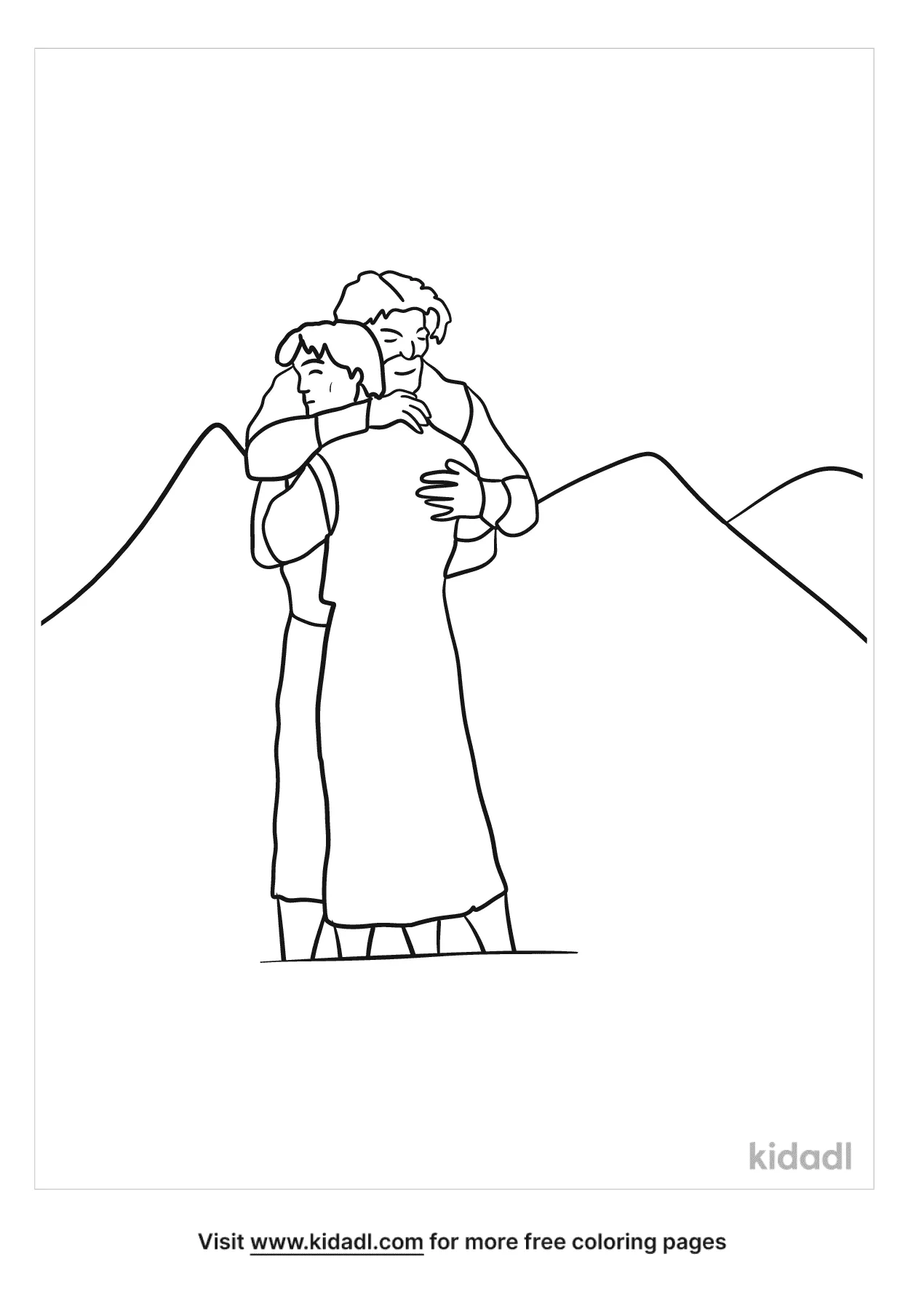 jacob and esau coloring pages