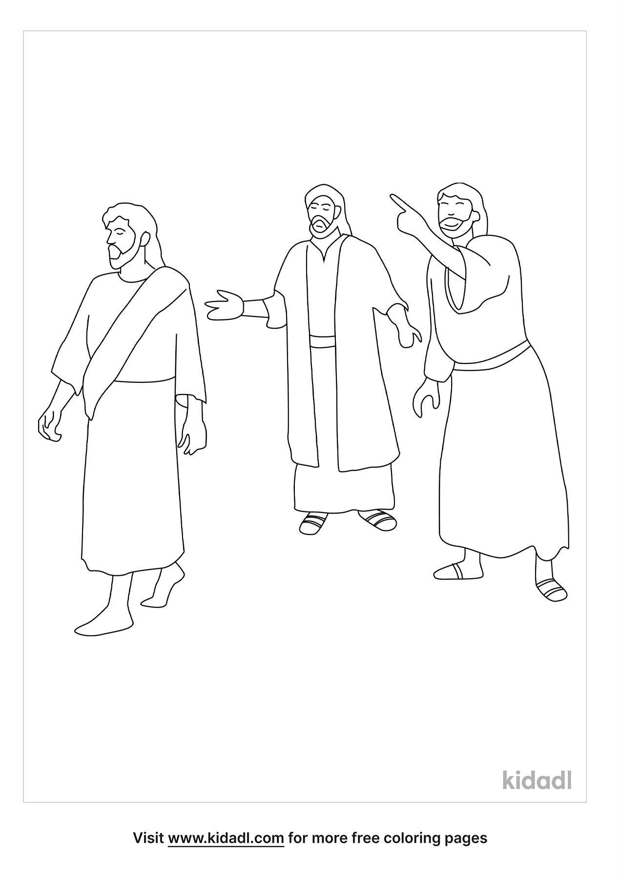 Jesus Rejected In Jerusalem Coloring Page