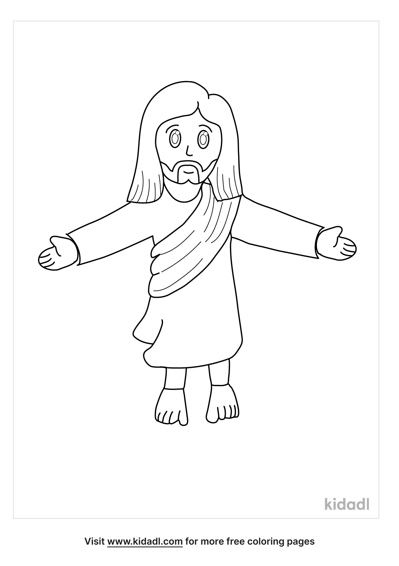 jesus teaching coloring pages