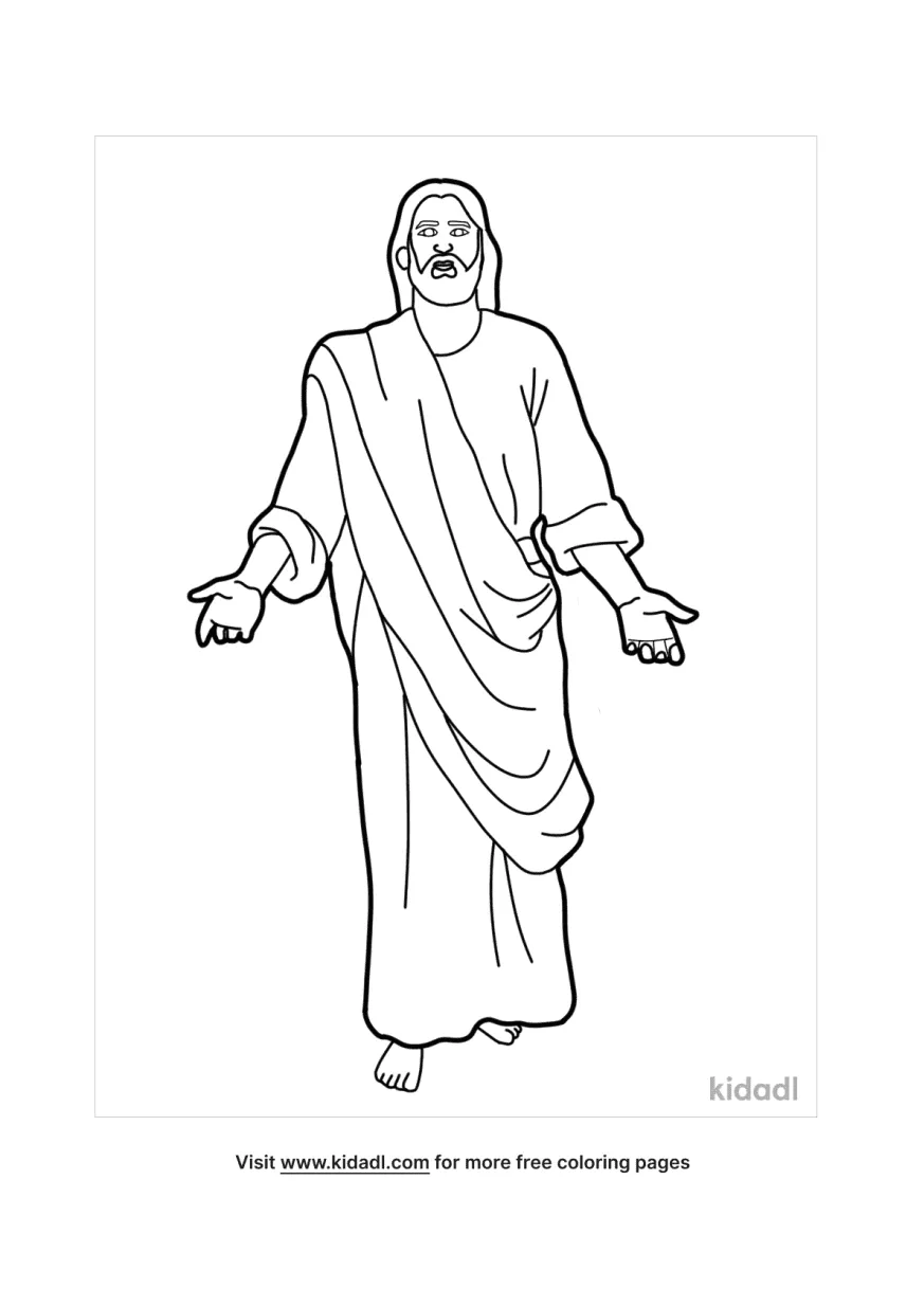 Jesus Coloring Pages   Free Bible Coloring Pages   Kidadl