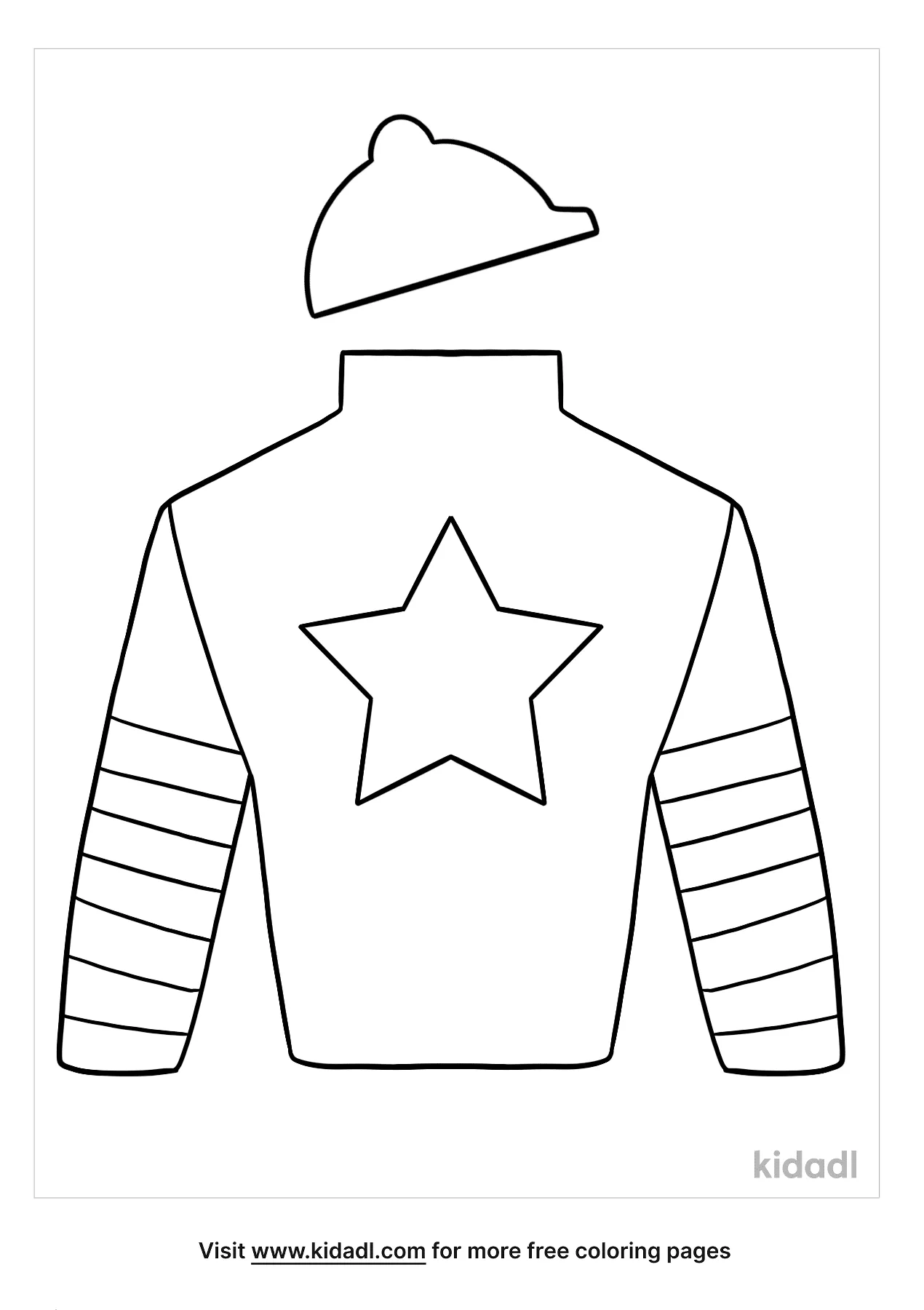 horse and jockey coloring pages