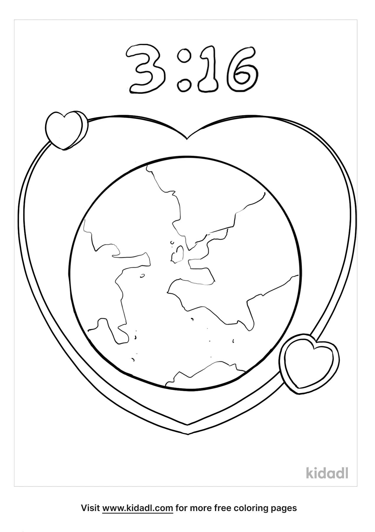 John 3:16 Coloring Pages