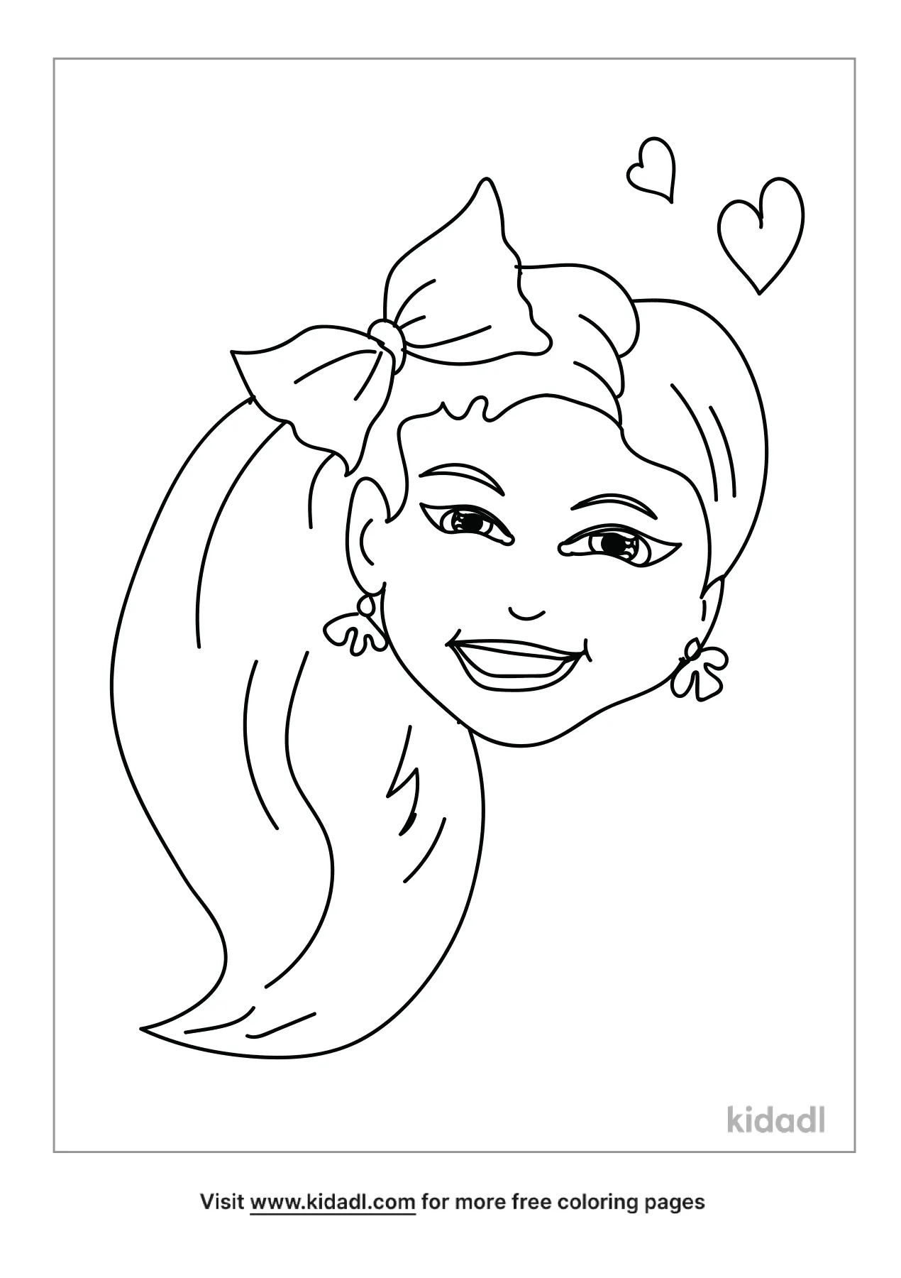 coloring pages of jojo siwa