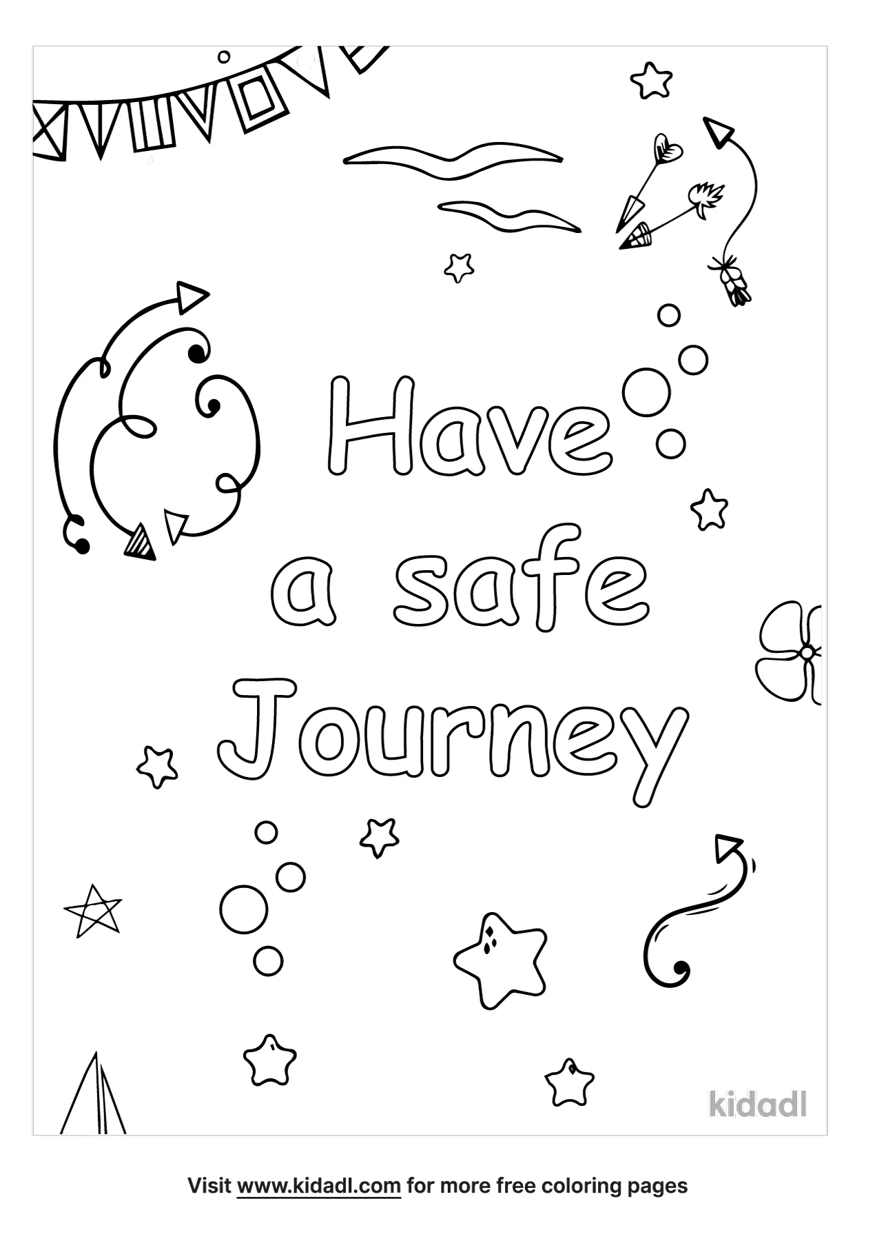 Journey Coloring Page