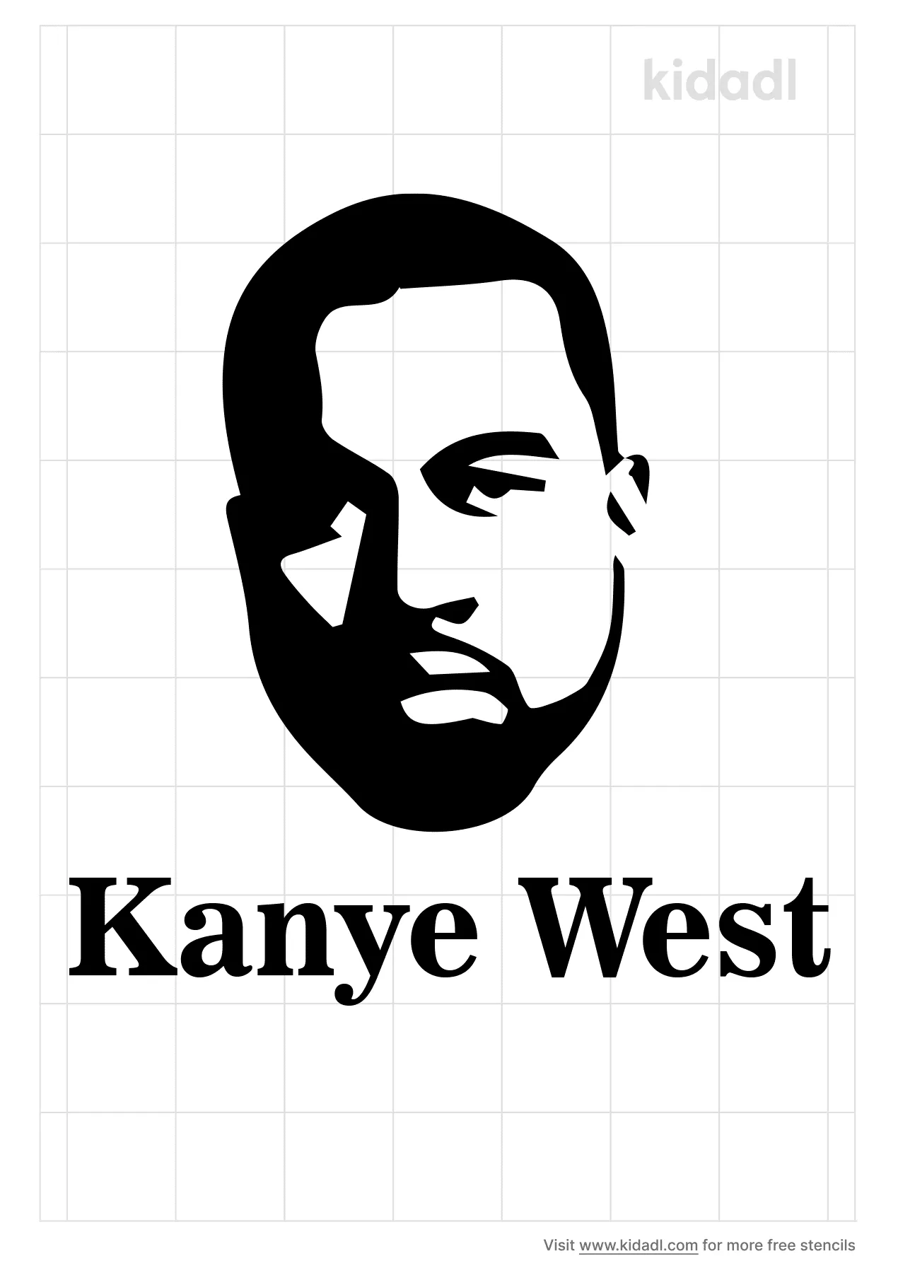 Kanye Stencil