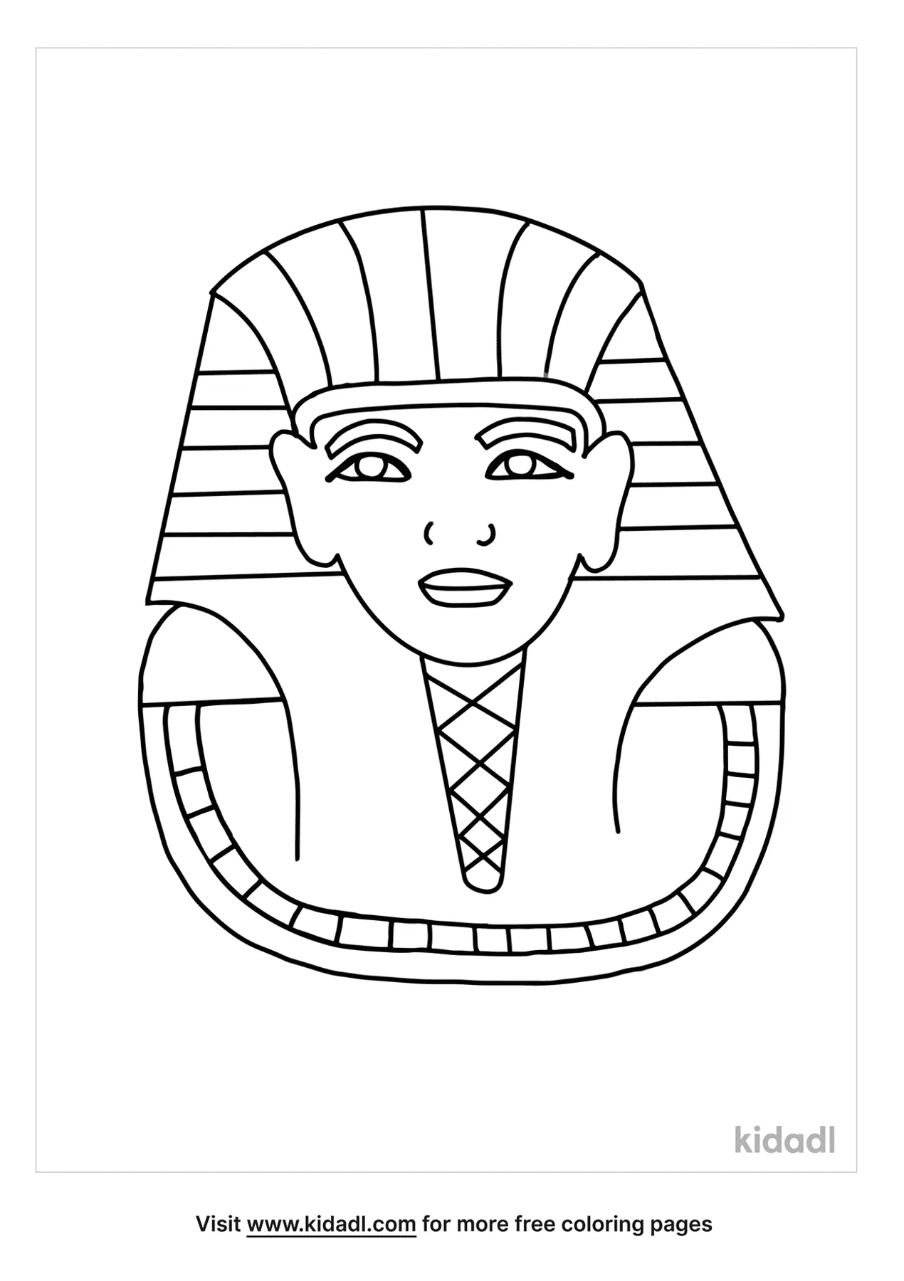 King Tut Coloring Pages