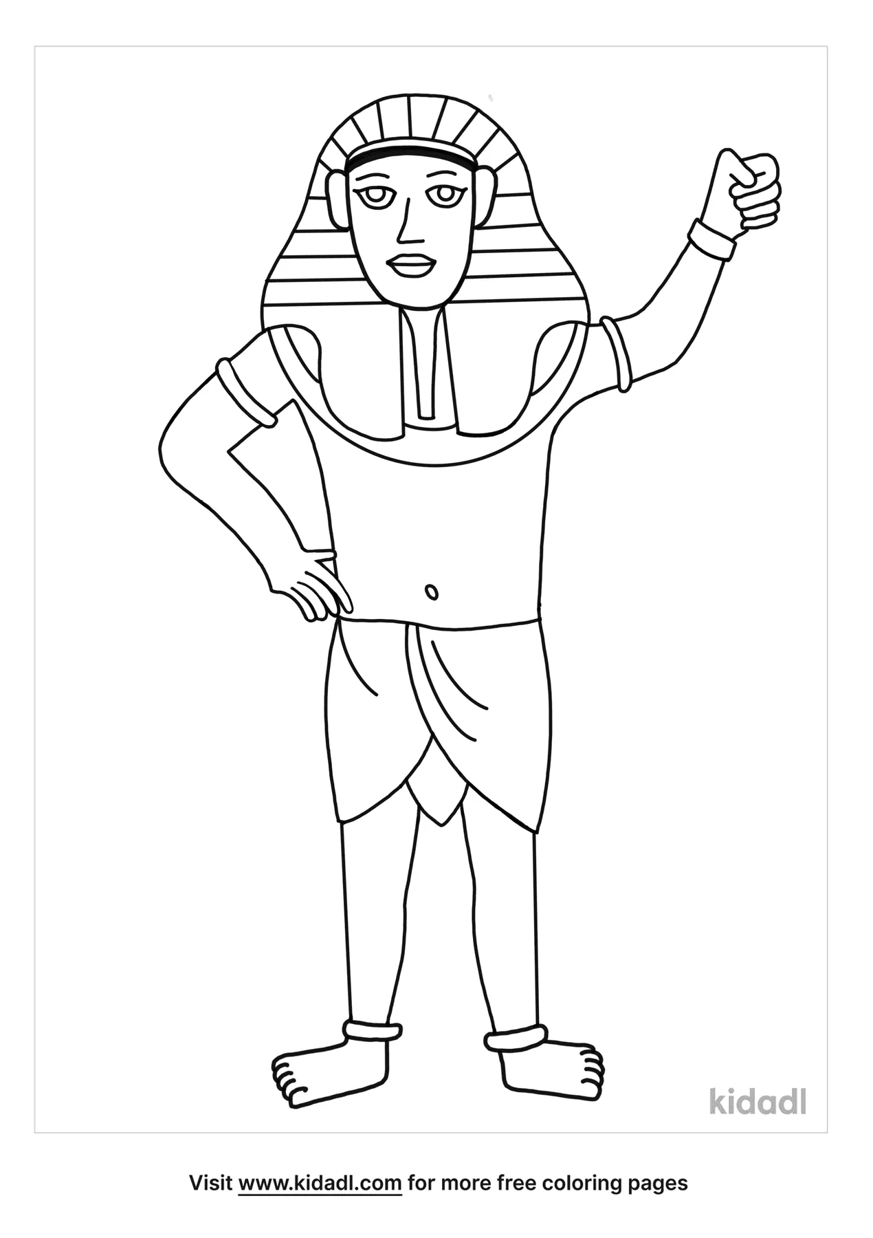 King Tut Coloring Pages