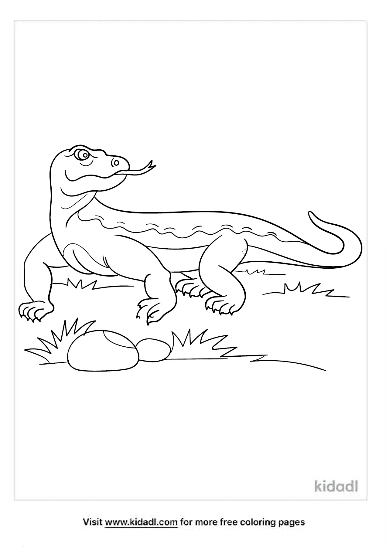 komodo dragon coloring pages free animals coloring pages kidadl