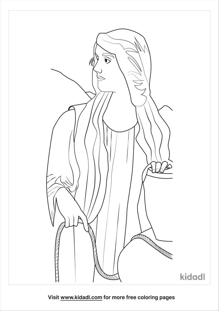 Rachel Coloring Page | Free Bible Coloring Page | Kidadl