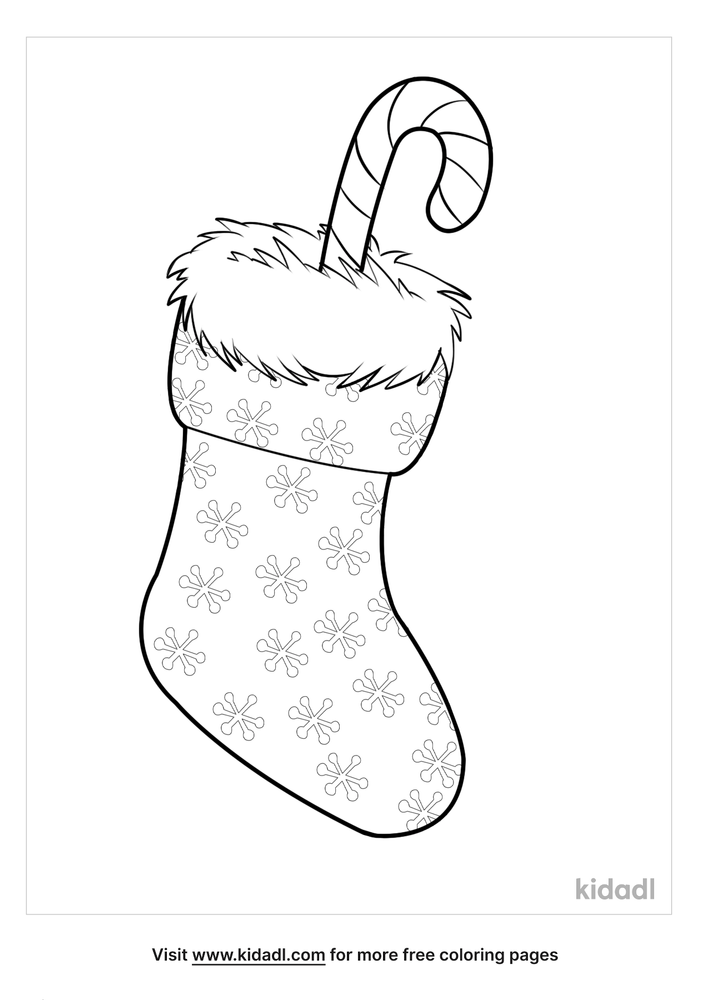 Stocking Coloring Pages Free Christmas Coloring Pages Kidadl