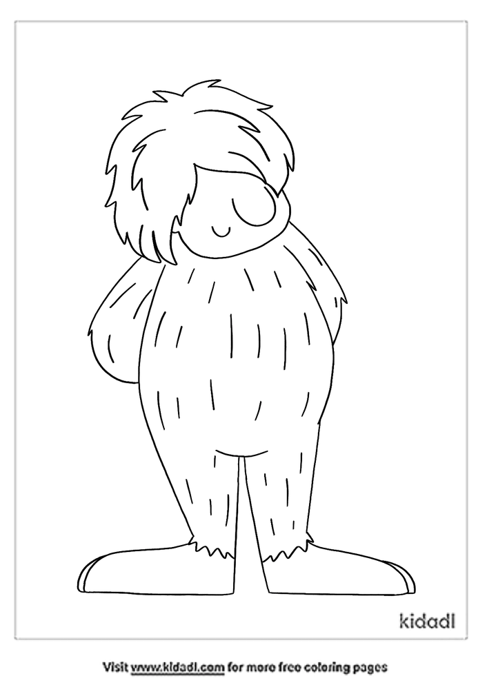 Bigfoot Coloring Pages Free Fairytales Stories Coloring Pages Kidadl