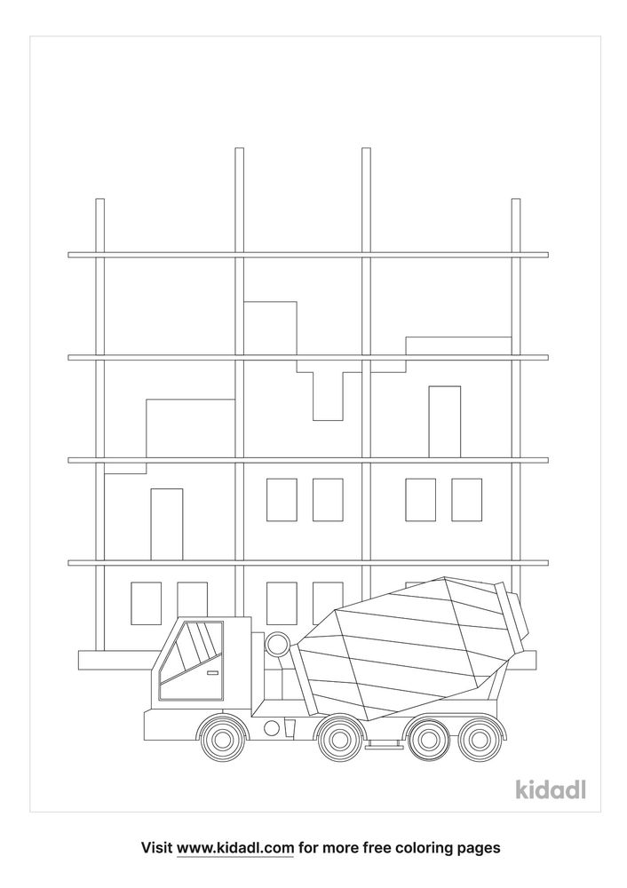 Construction Site Coloring Pages Free Outdoor Coloring Pages Kidadl