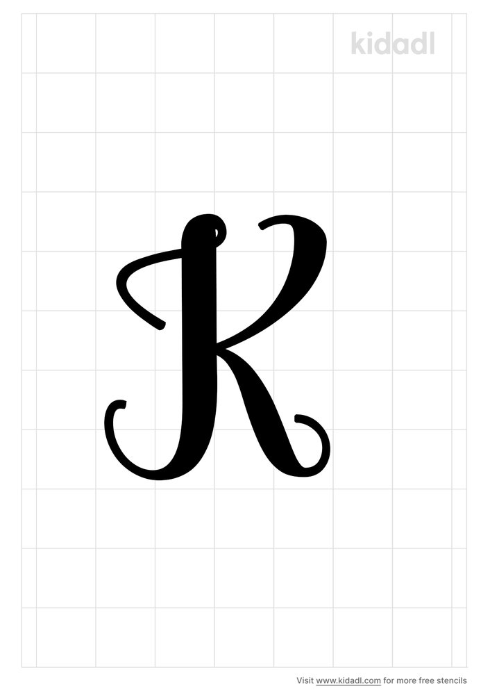 cursive letter k stencils free printable letters stencils kidadl and letters stencils free printable stencils kidadl