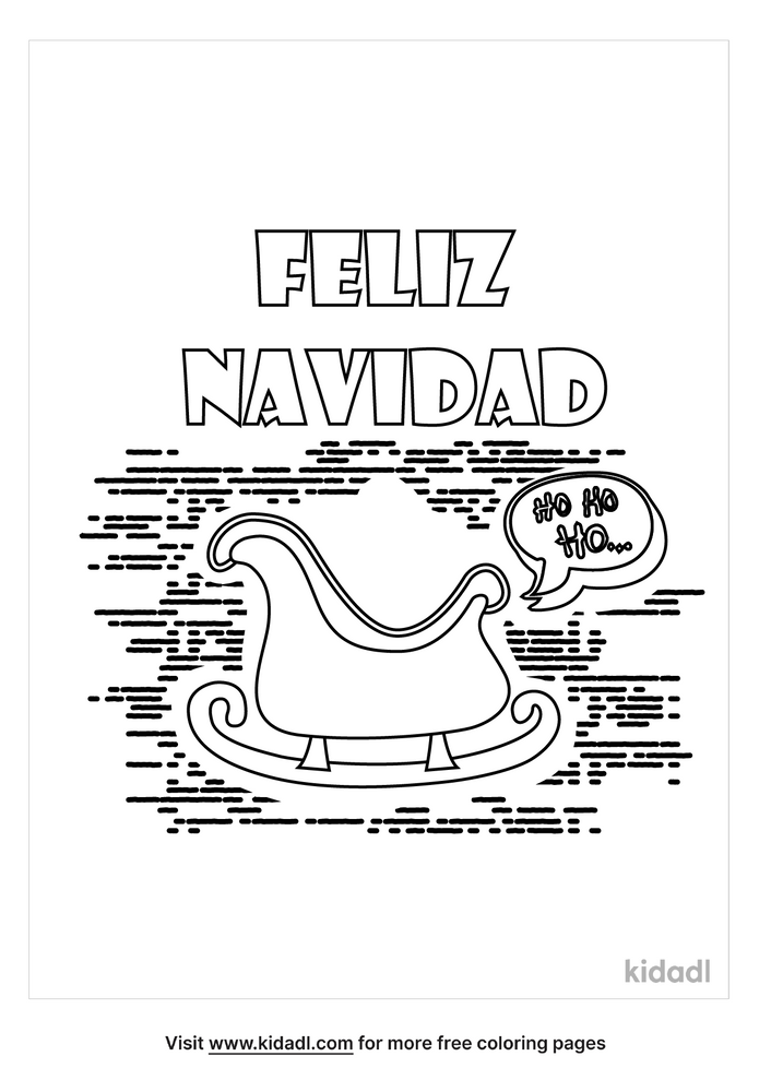 Feliz Navidad Coloring Pages Free Christmas Coloring Pages Kidadl