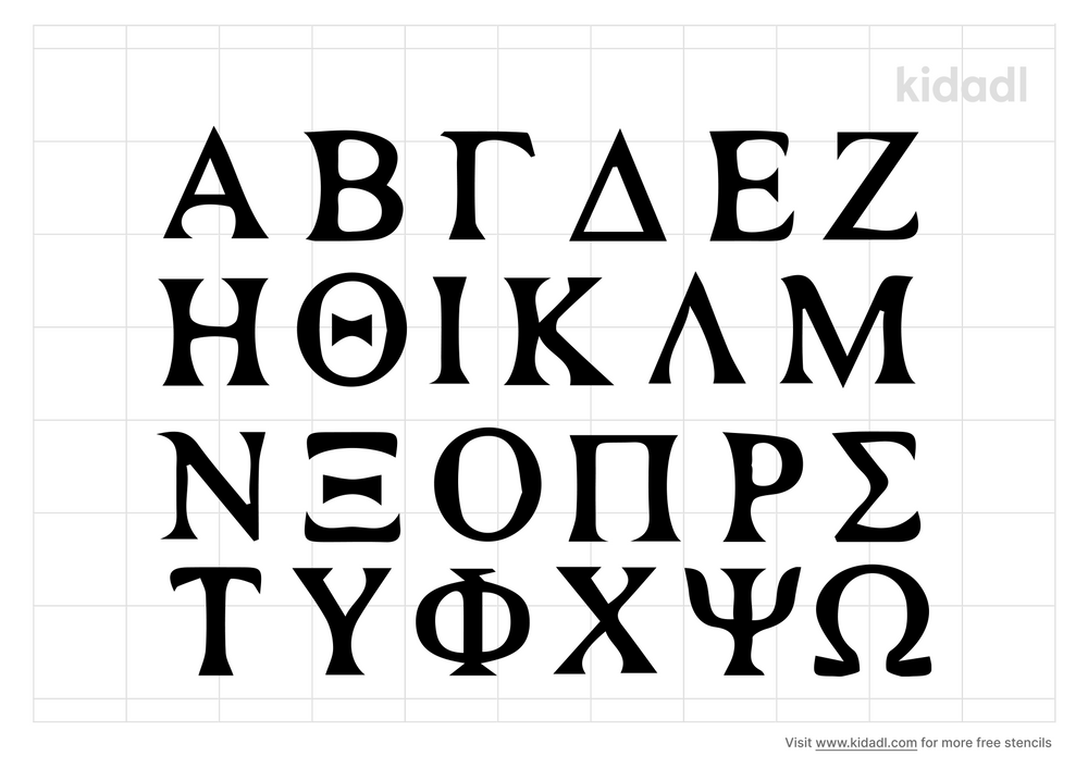 greek alphabet stencils free printable letters stencils kidadl and letters stencils free printable stencils kidadl