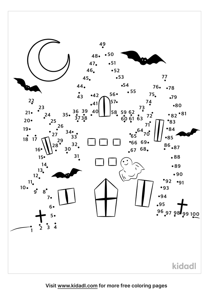 Free Monster Hard 1 100 Dot To Dot Printables For Kids Kidadl