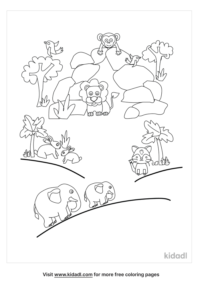 jungle coloring pages free jungle coloring pages kidadl