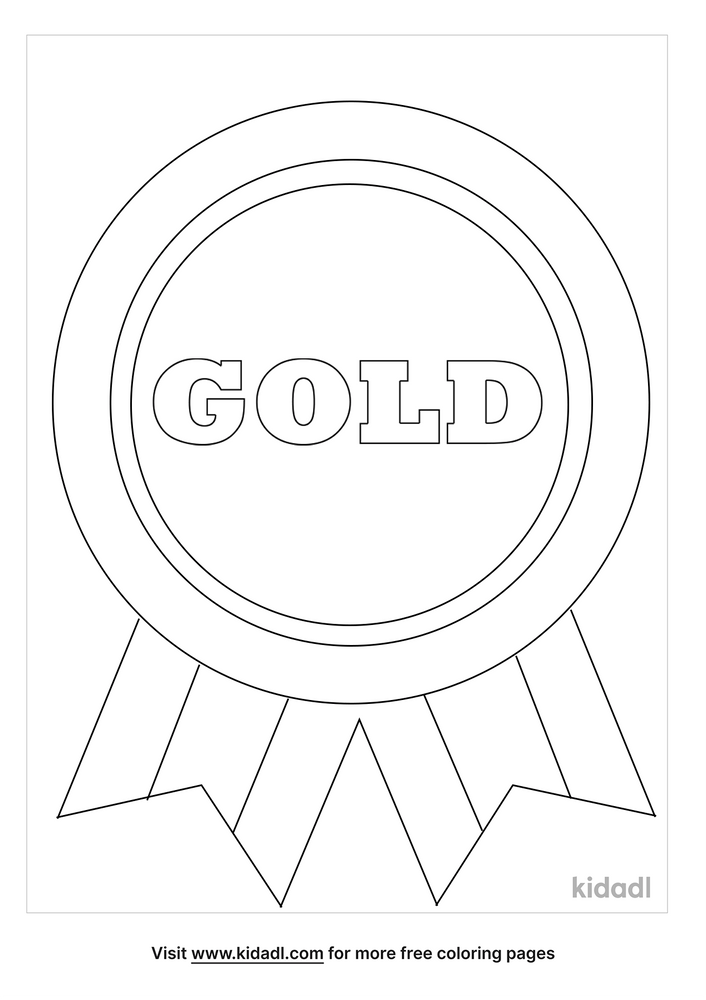 Olympic Medal Coloring Pages Free Sports Coloring Pages Kidadl