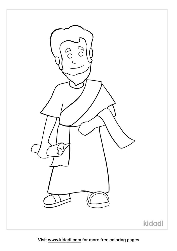 Lydia Bible Story Coloring Page