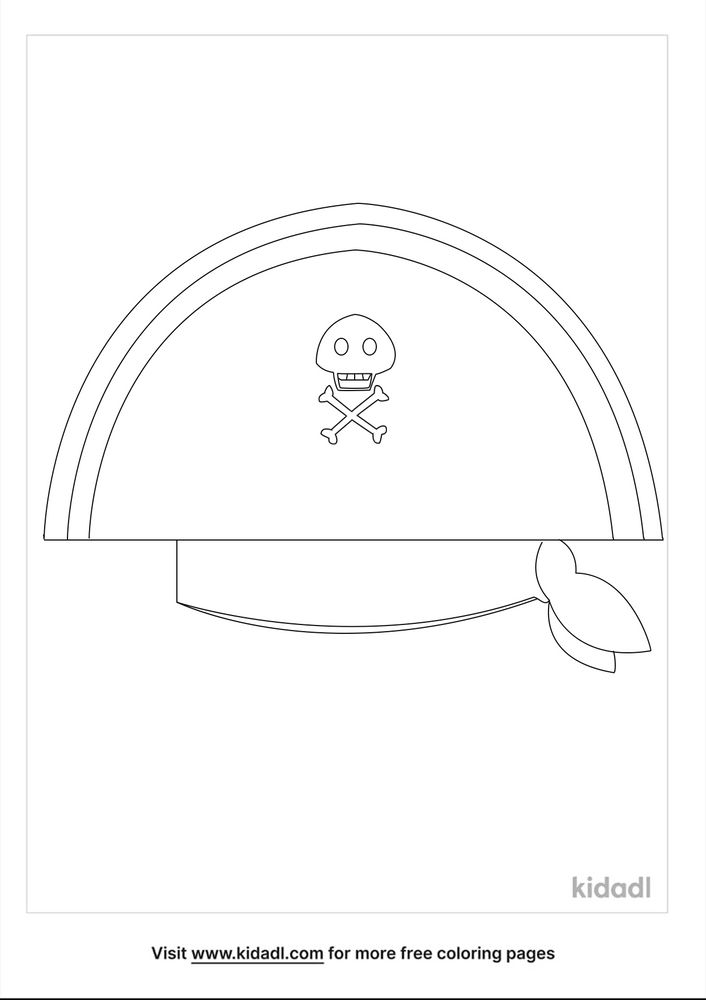 Pirate Hat Coloring Pages Free Halloween Coloring Pages Kidadl