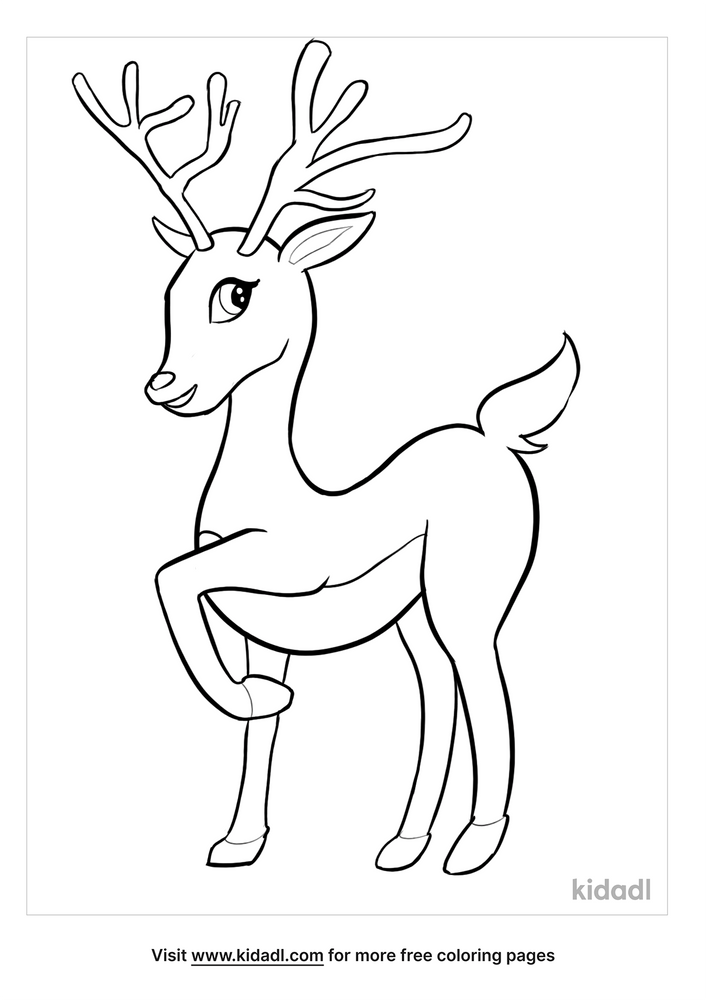 80 Cute Reindeer Coloring Pages  Latest HD