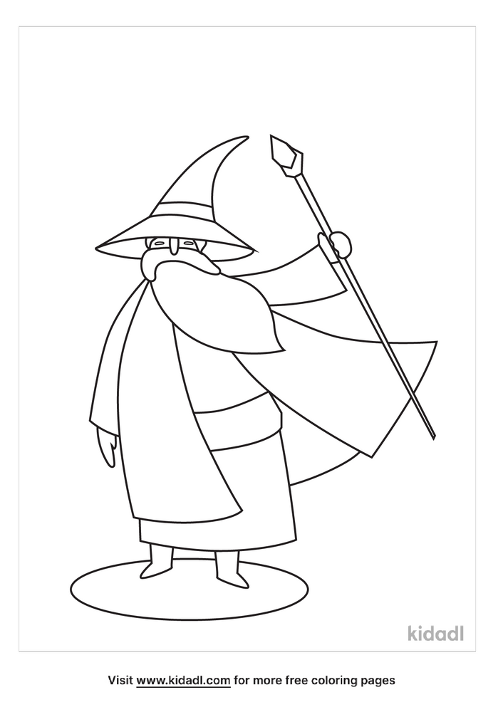 Wizard Coloring Pages Free Fairytales Stories Coloring Pages Kidadl