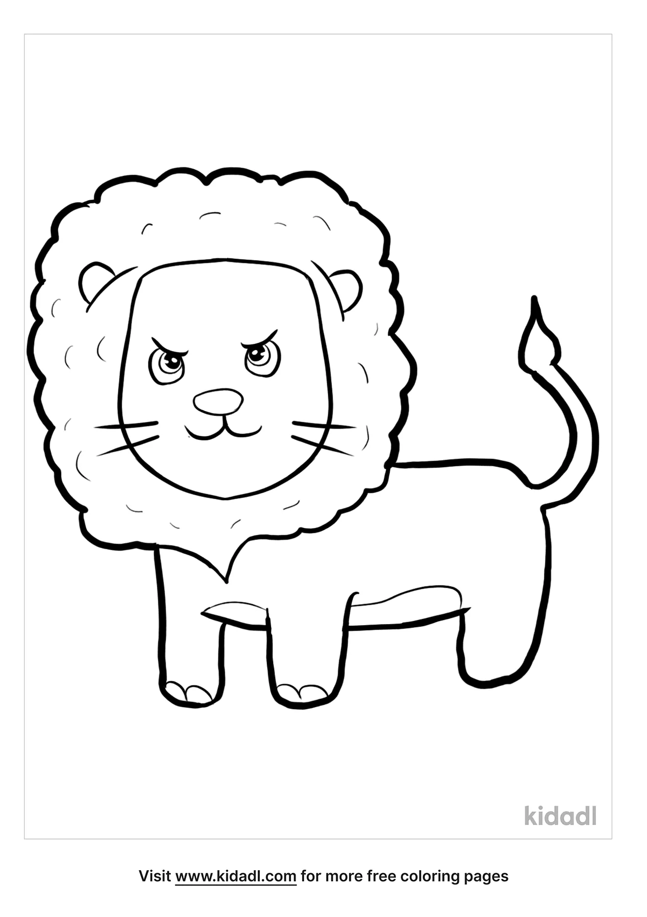 lion coloring pages kids