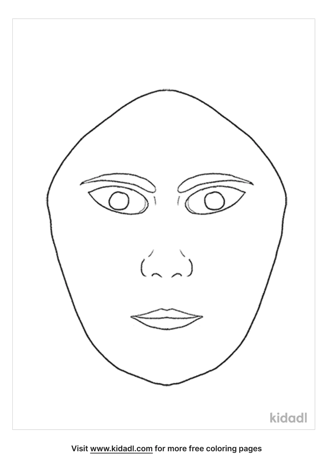 Free Makeup Faces Coloring Page Coloring Page Printables Kidadl