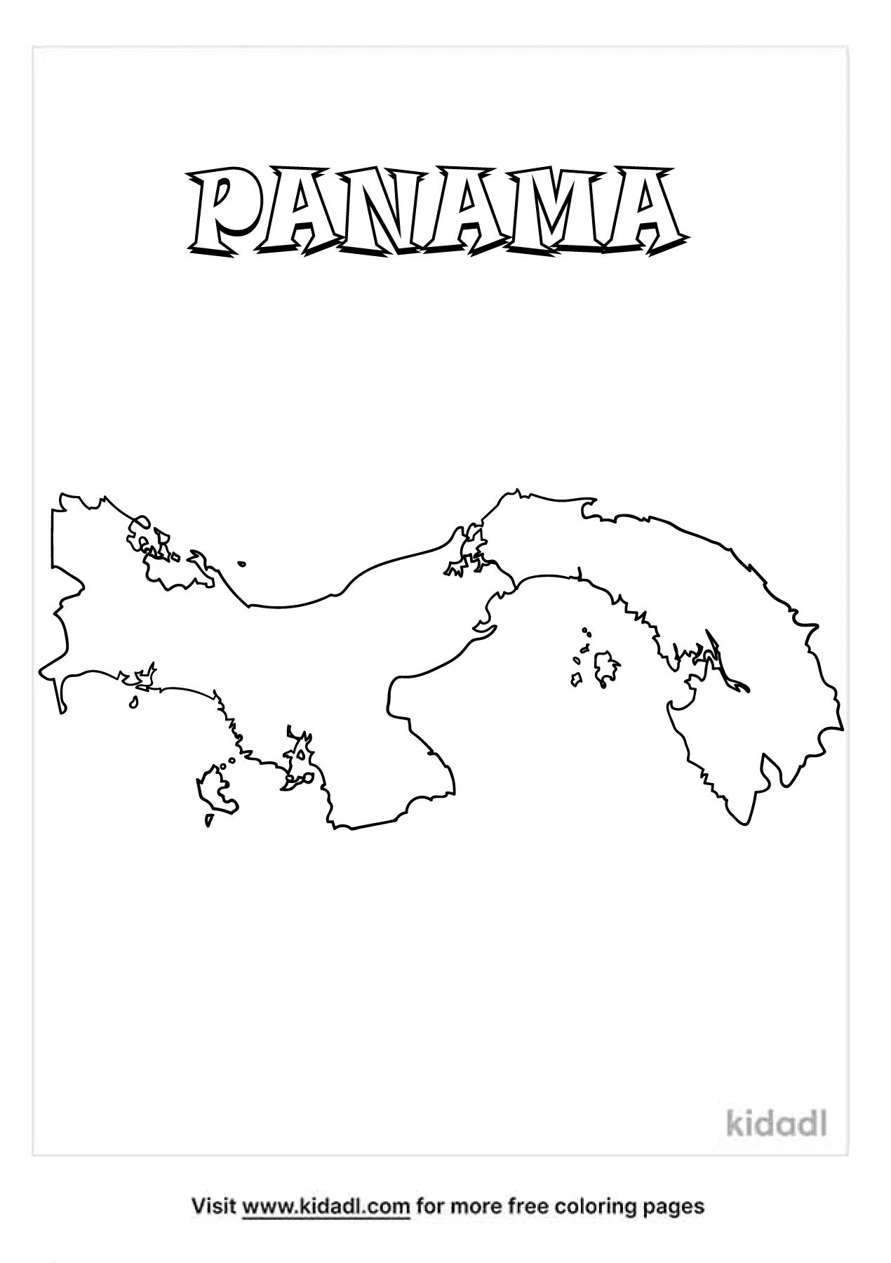 free coloring pages panama