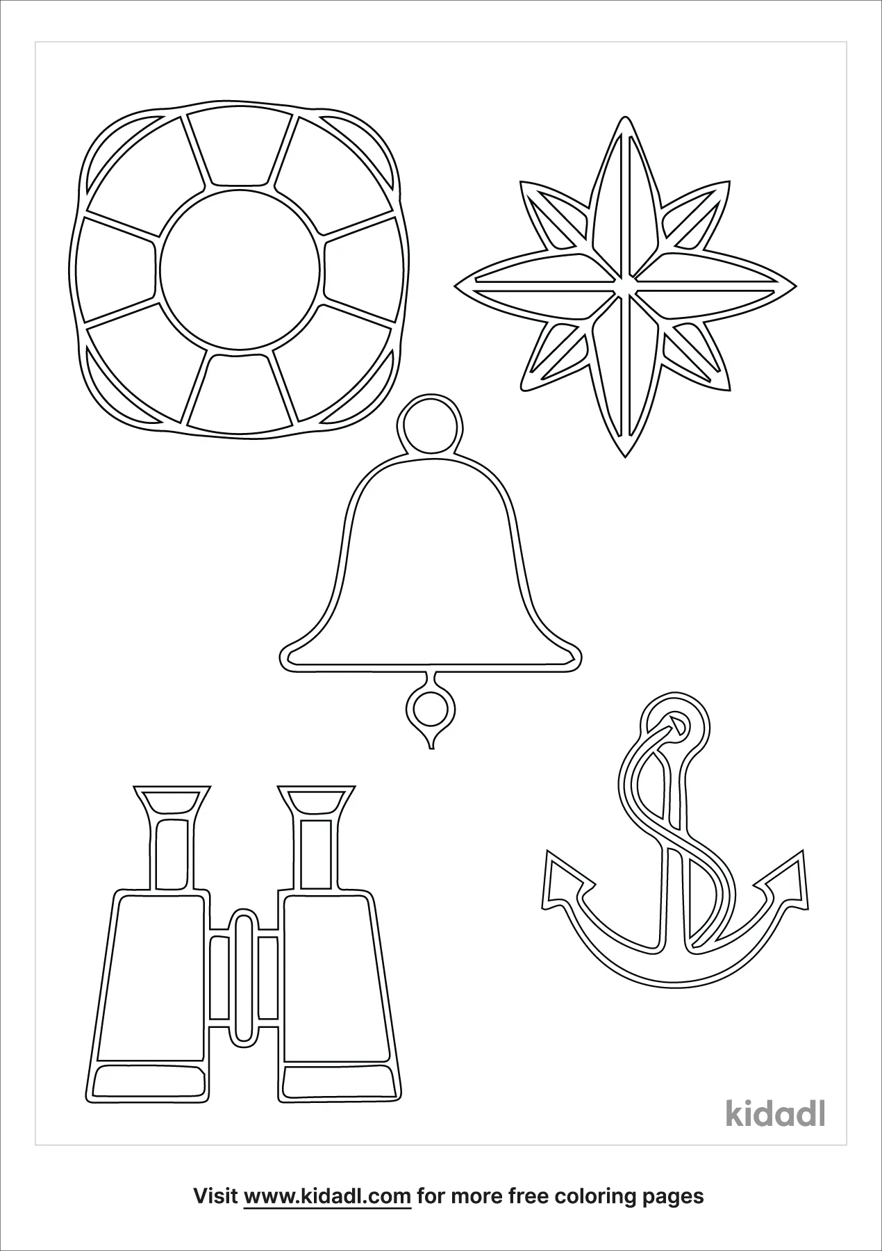 Marine Coloring Page