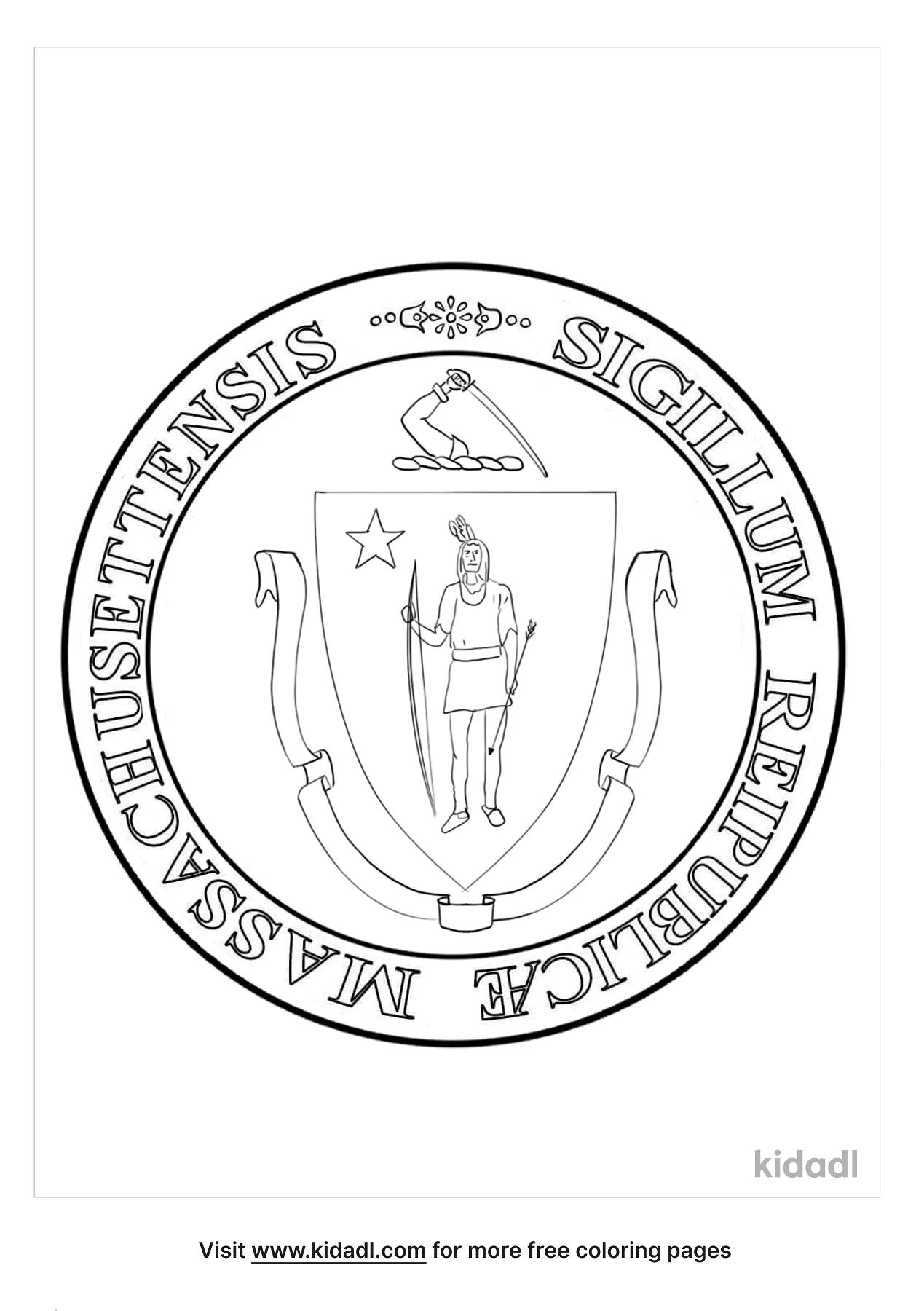 state seals coloring pages