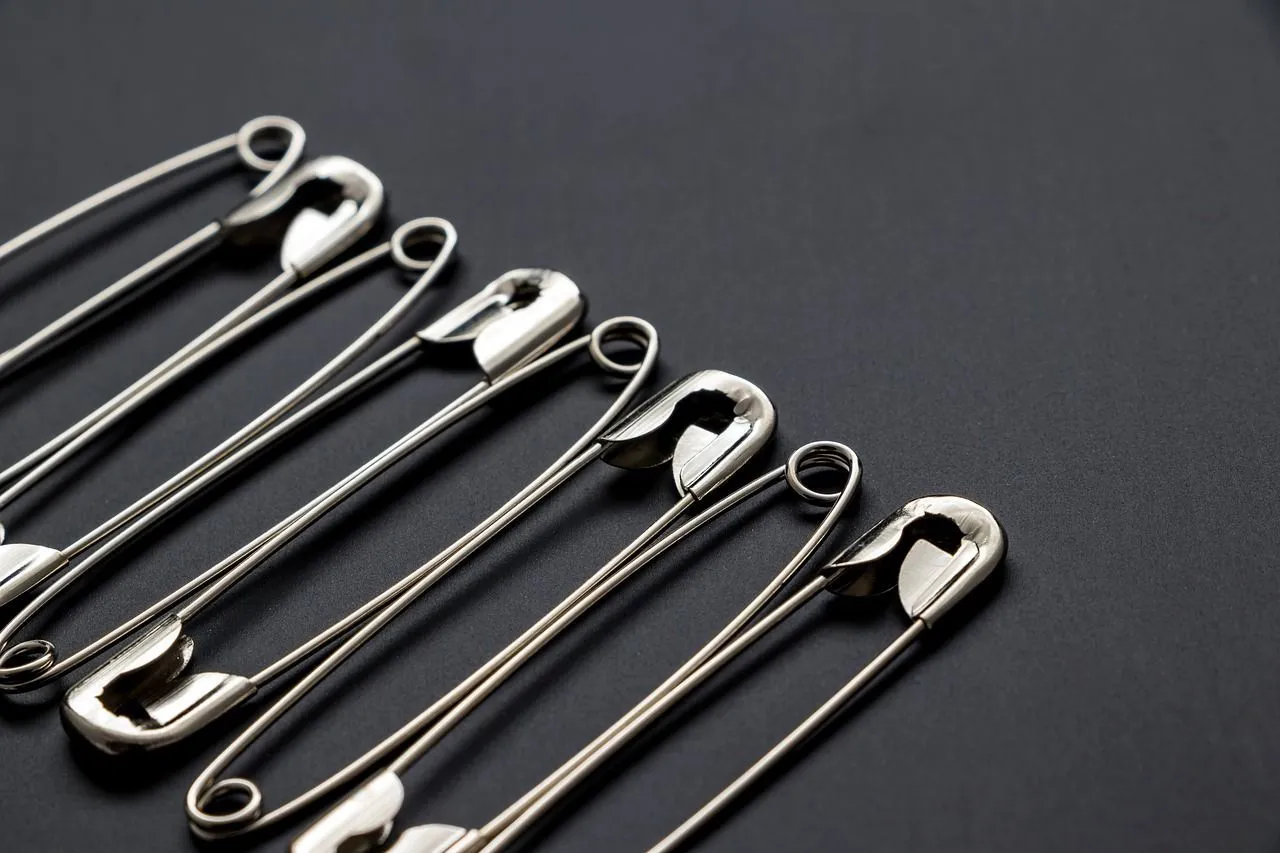 Walter Hunt invented safety pins in 1849.